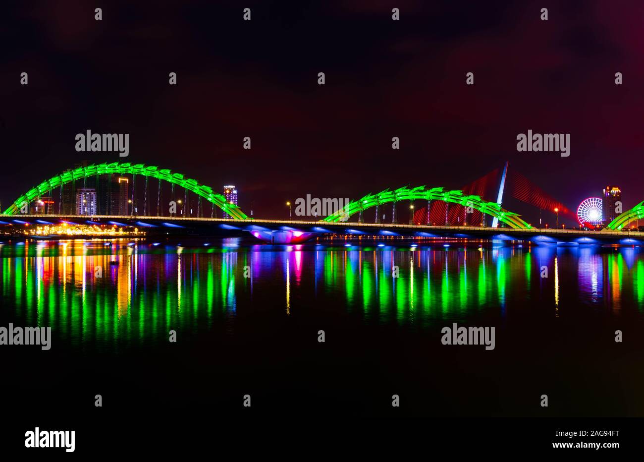 Dragon Bridge, Da Nang, Vietnam Stockfoto