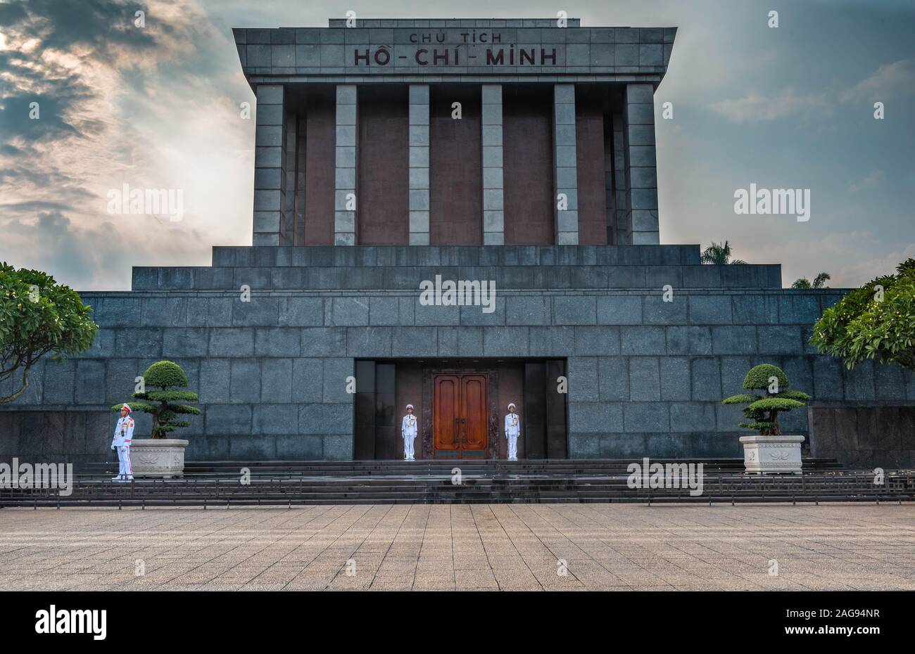 Ho-Chi-Minh-Mausoleum in Hanoi, Vietnam Stockfoto