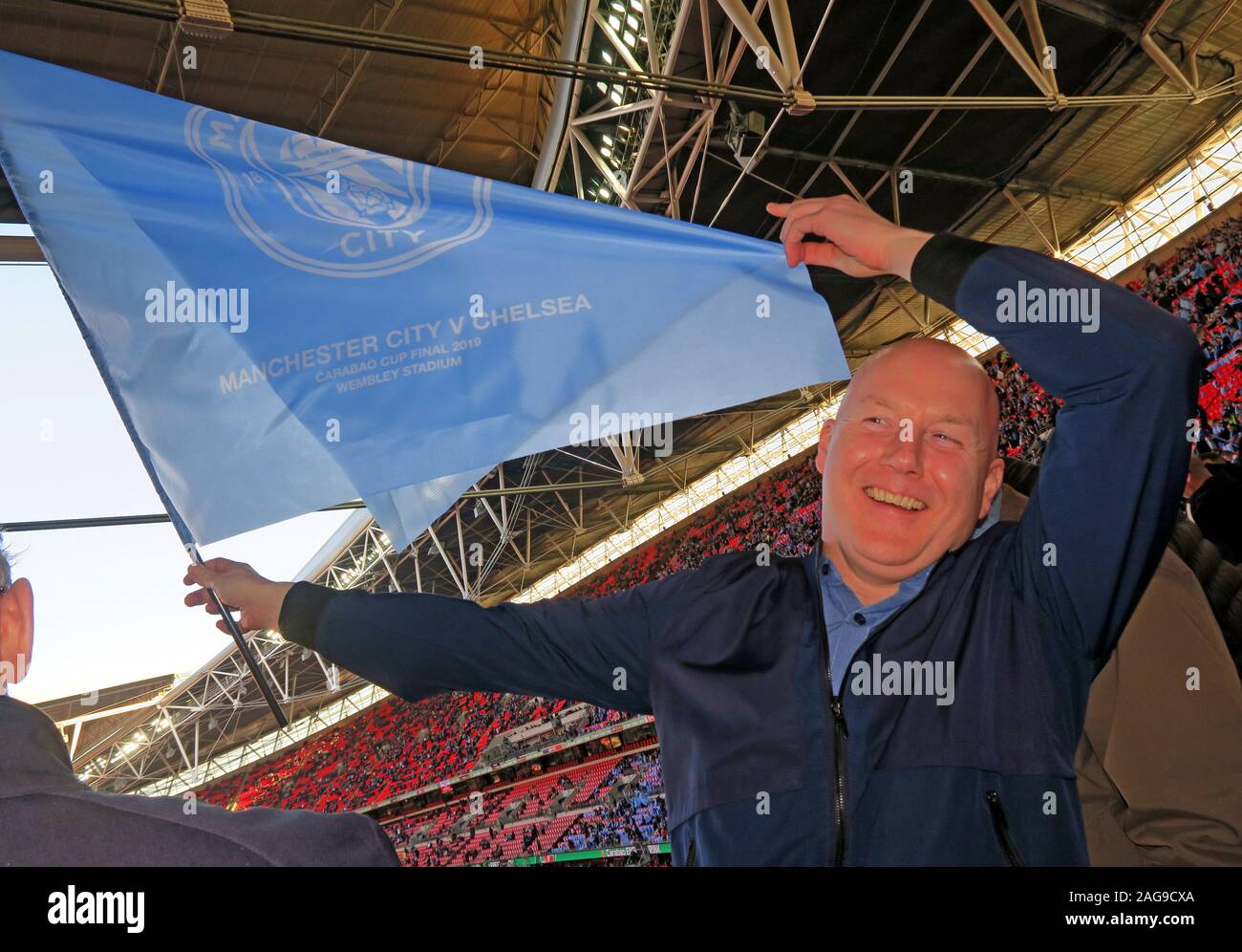MCFC, Manchester City, Manchester City Football Club vs Chelsea, Carabao Cup Finale 24/02/2019 Wembley Stadion, London, England, UK-Feb 2019 Stockfoto