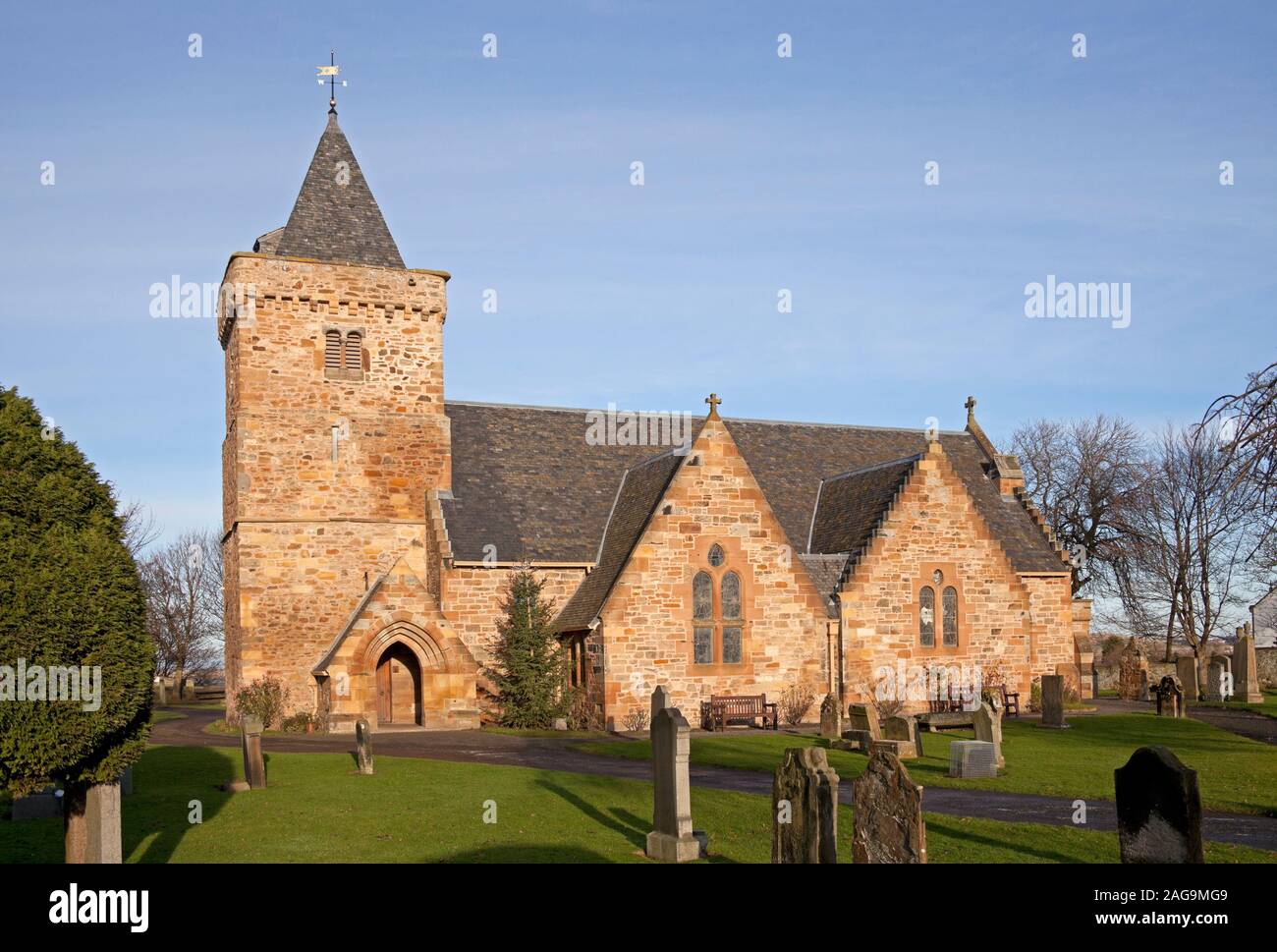 Aberlady Pfarrkirche, Aberlady, East Lothian, Schottland, Großbritannien Stockfoto