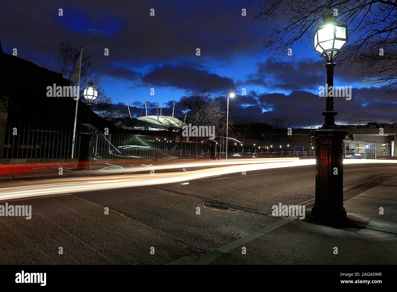 Fahren Sie durch Queens. Unsere Dynamische Erde. Edinburgh Stockfoto