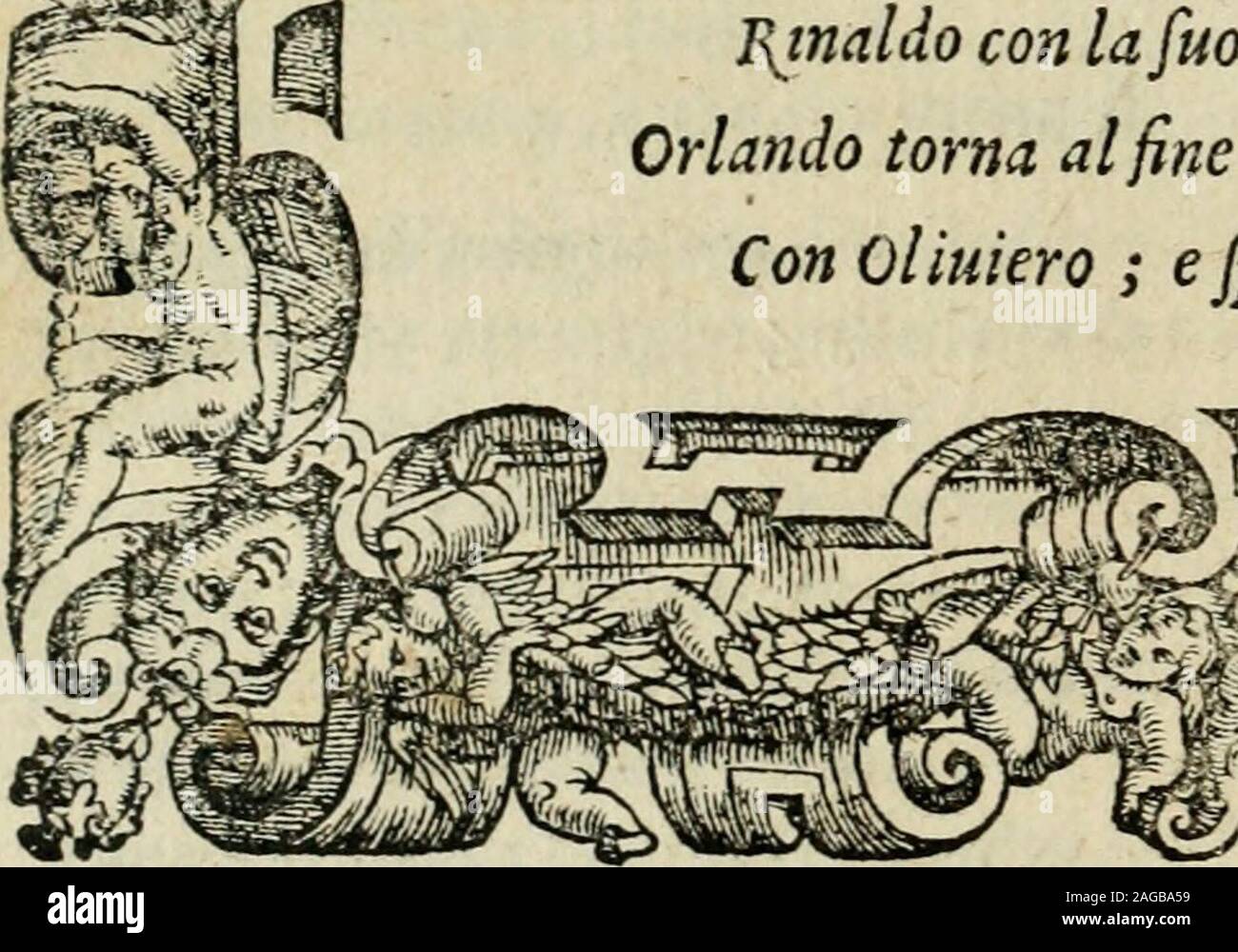 Le Prime Imprese Del Conte Orlando Argomento Del Ventesimoq V In Et Vltimo Canto I I I I I I I E Uxjl J L Franco Orlando Fieramente Uccide Chai