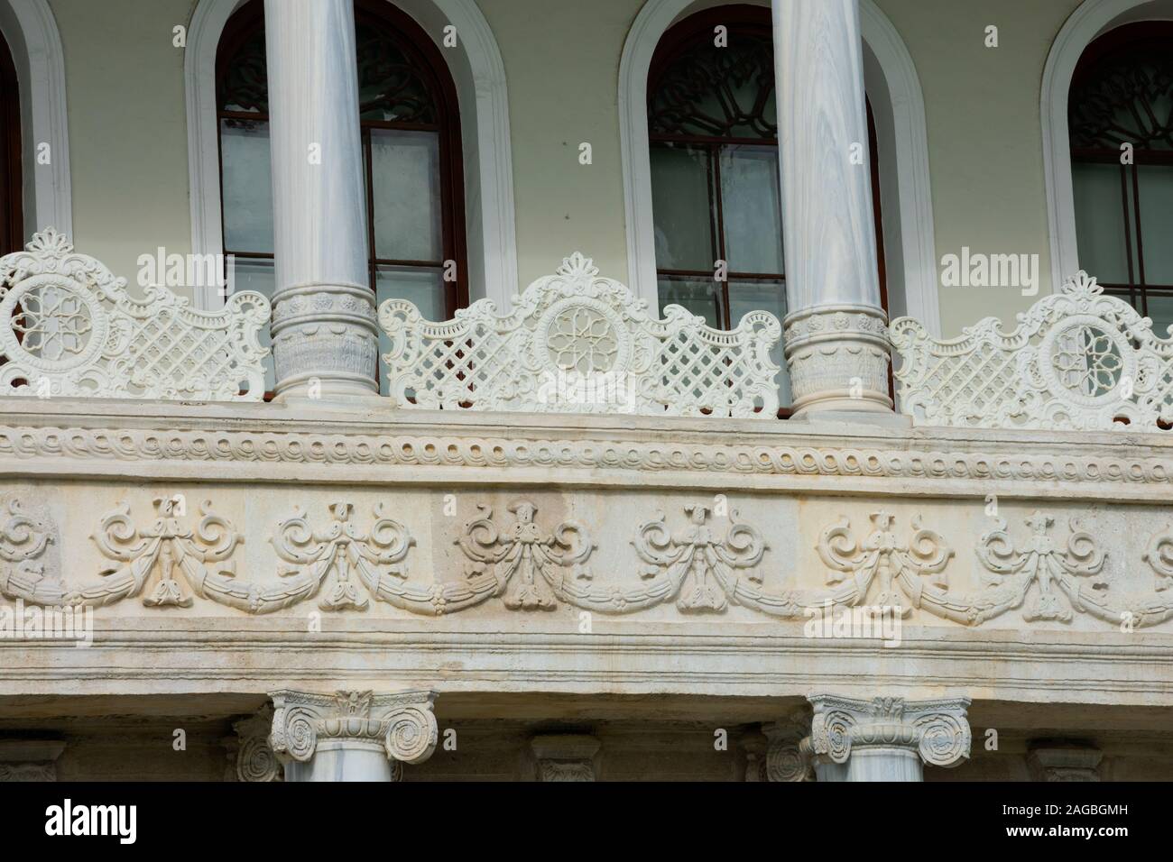 Istanbul, Türkei. November 23, 2019. Dolmabahce Palast, im Stadtteil Besiktas war das administrative Zentrum des Osmanischen Reiches Stockfoto