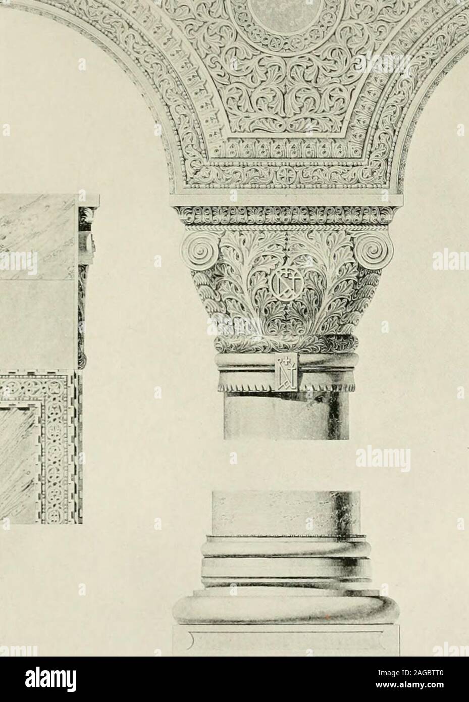 . Mittelalterliche Architektur, seiner Entstehung und Entwicklung, mit Listen von Denkmälern und Bibliographien. Ound in recondite allu-sion zu Homer. Mit einem Wort, die Byzantiner themselvesGreeks fühlte, und die Erben von der griechischen Kultur und Raffinesse. Seltsam, ja, wäre es gewesen, wenn sie nicht eingeschaltet theireyes von den Herrlichkeiten der griechischen Literatur, um die Herrlichkeiten der Greekarchitecture, von Homer bis das Parthenon. Und seltsame itwould wurden, hatten so kultiviert ein Volk nicht wahrgenommen thesuperiority der Griechischen, Römischen Dekoration, und versuchte tointroduce in die eigene Kunst ein Teil der Schönheit der Th Stockfoto