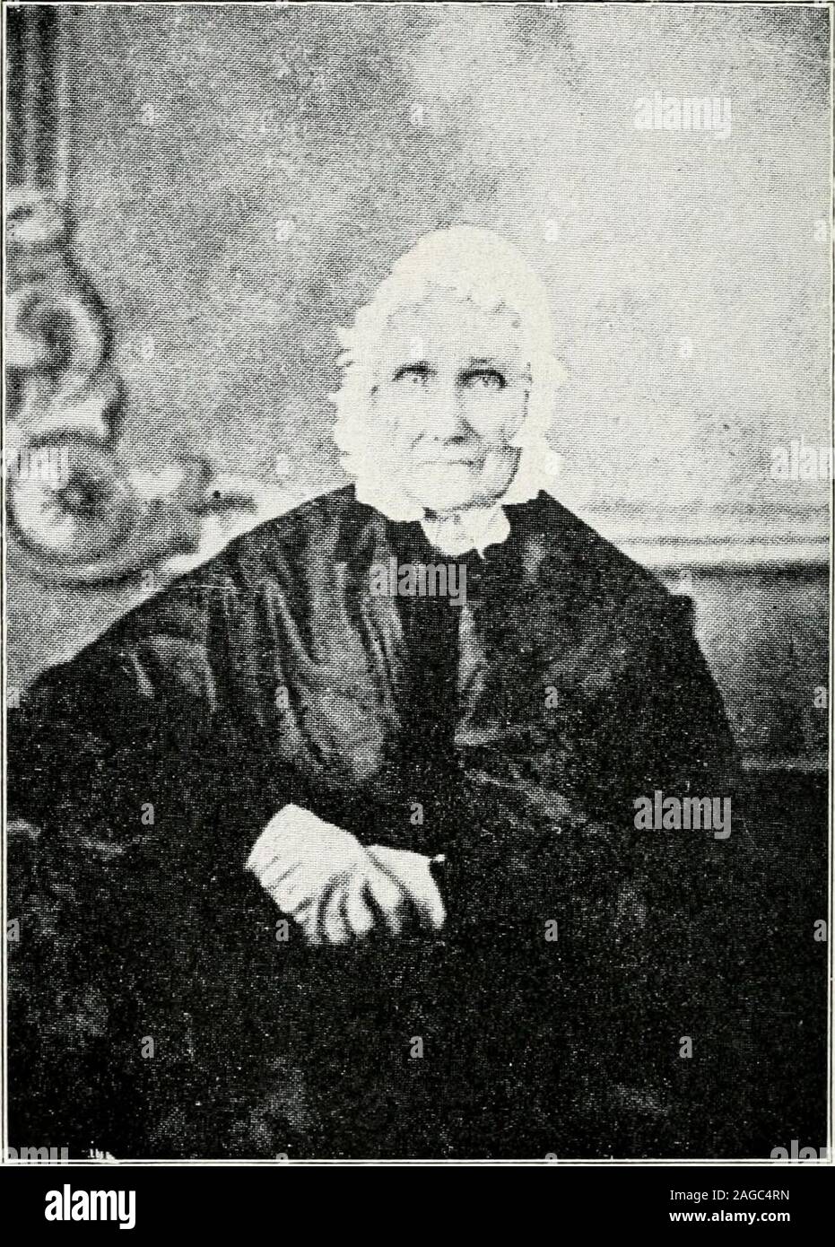 . Das Leben von Abraham Lincoln, illustriert: Eine biographische Skizze von Präsident Lincoln von Abbott's 'Leben des Präsidenten getroffen, und mit 60 halben Ton Abbildungen und Porträts. und Geist, einer Dame, sankand starb unter den Belastungen, die crushedher. Abraham wurde dann 10 Jahre alt. bitterlich weinte er wie seine Mutter in herhumble Grab unterhalb der Bäume in der Nähe der Kabine gelegt wurde. Die hohe Wertschätzung, die diese edle womanwas gehalten von der Tatsache thatParson Elkin hundert Meilen auf Pferd ritt durch die Wildnis zu entnehmen wäre, ihr zu predigen. SARAH BUSCH LINCOLN Abraham Lincoln. 11. Stockfoto