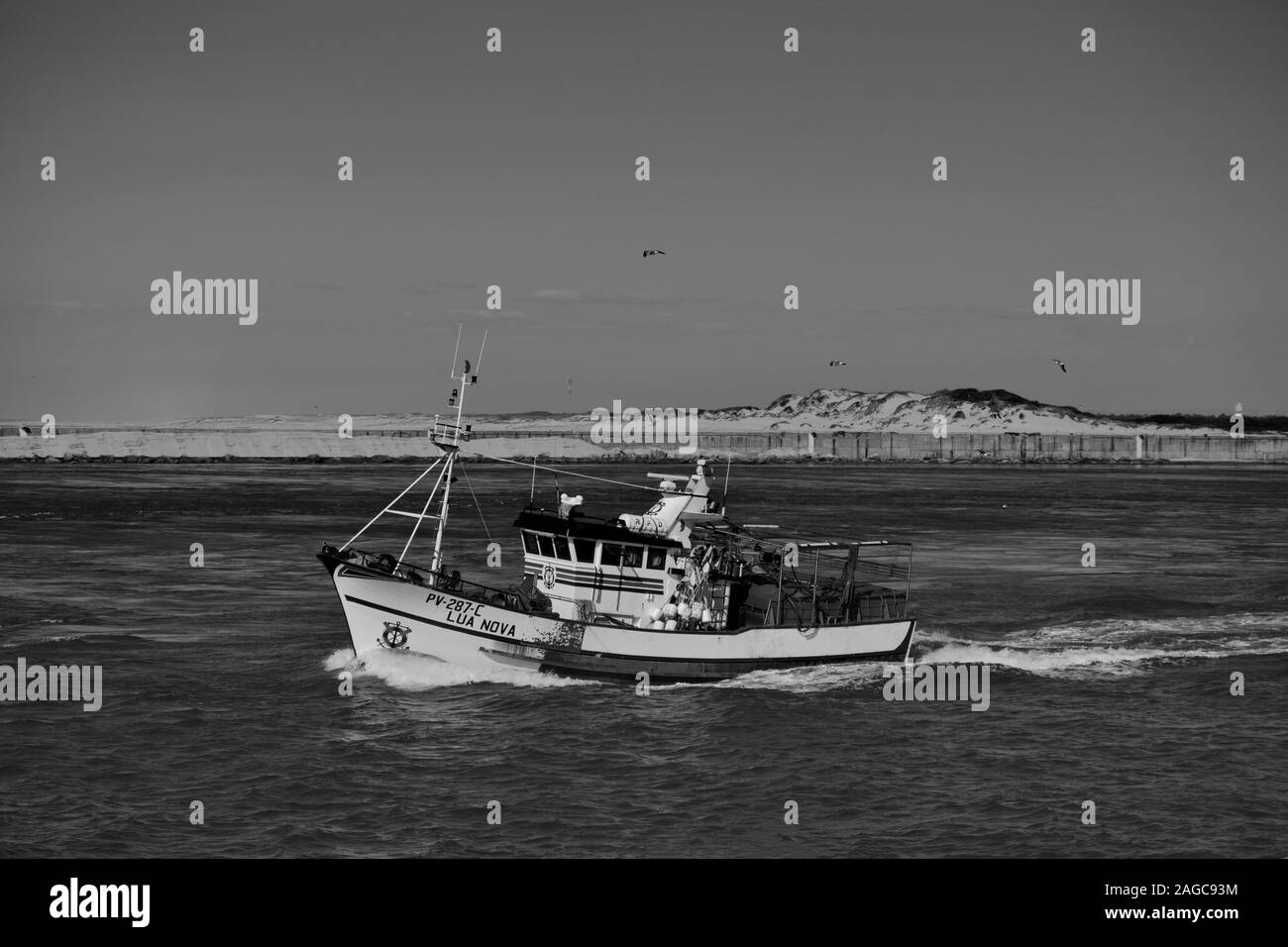 Praia da Barra Aveiro Portugal Stockfoto