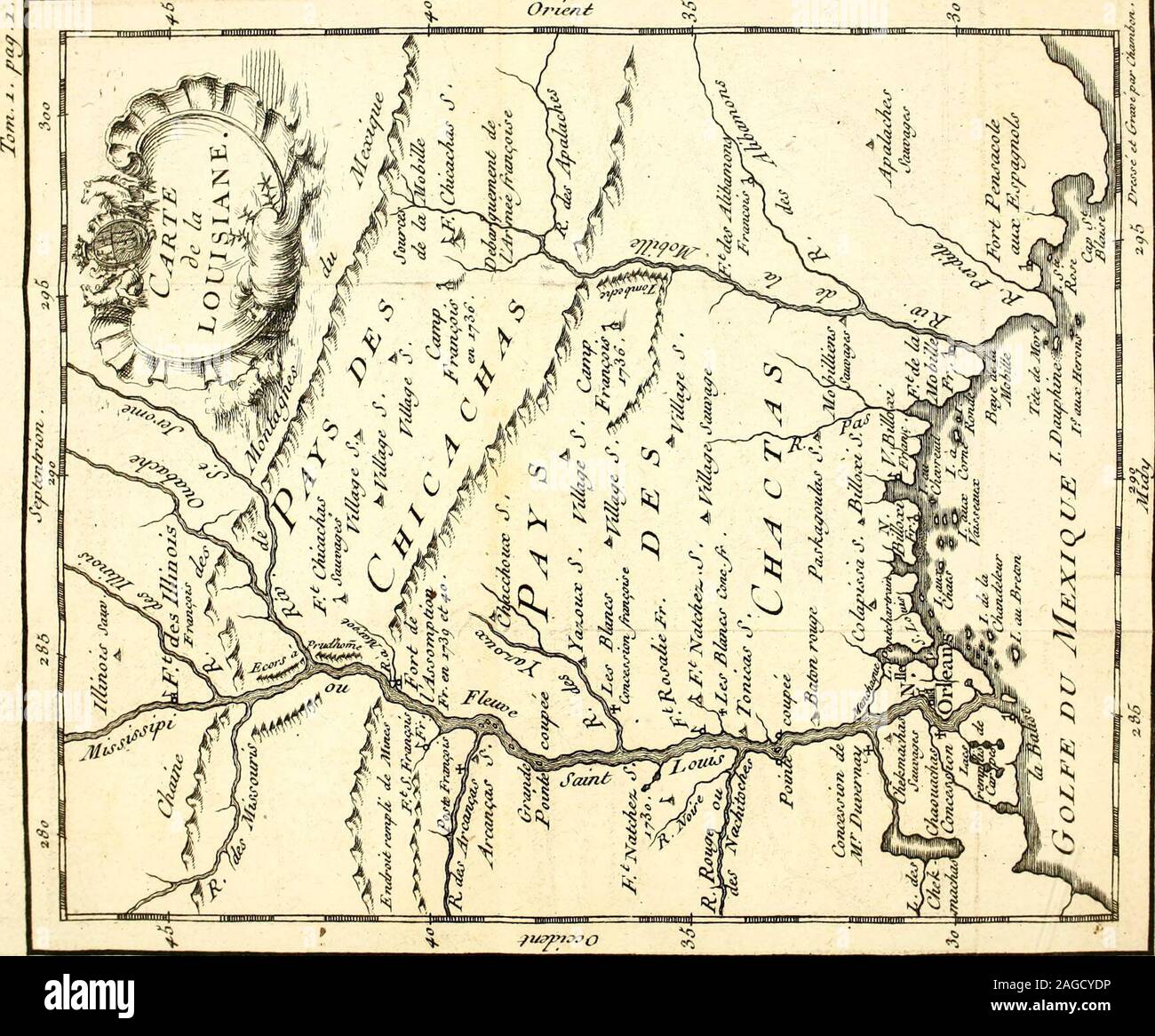 . Mémoires historiques Sur La Louisiane, Contenant ce qui y est arrivé depuis plus mémorable de l'année 1687. jusqu'à vorhanden; avec l'Etablissement de la colonie Francoise dans cette Provinz de l'In Septentrionale sous la Direction de La Compagnie des Indes; le Climat, la Natur & les Productions de ce pays, l'origine & la Religion de Sauvages qui l'habitent; leurs Murs & leurs Coutumes, &c. un compofé de k-Speicheroptionen chimériques & imagi-Fragebögen 5 telles Ljue celles queTon pu-Voir inlérées depuispeu dans le Journal (Sxonomiquopar un Ecrivain peu exacl&mals inflruit, ni une Compila-Ti Stockfoto