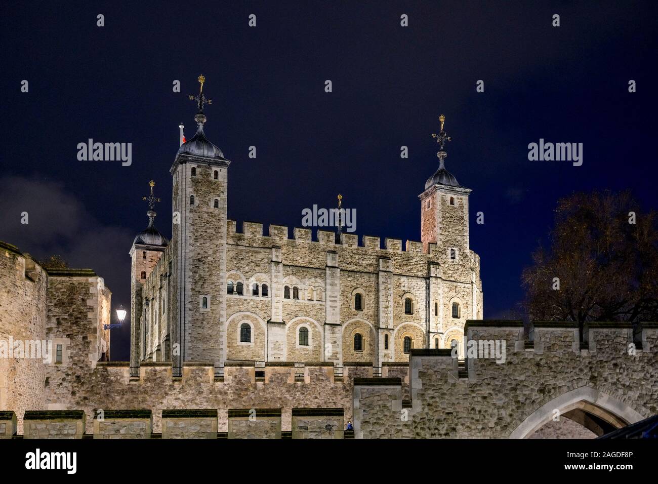 Tower von London, Schloss, London, England, Großbritannien Stockfoto