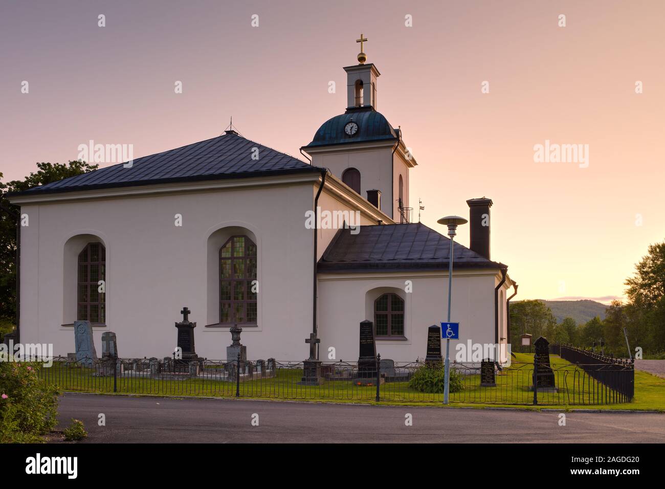 Indals Kyrka (Kirche Indal) in Schweden Stockfoto
