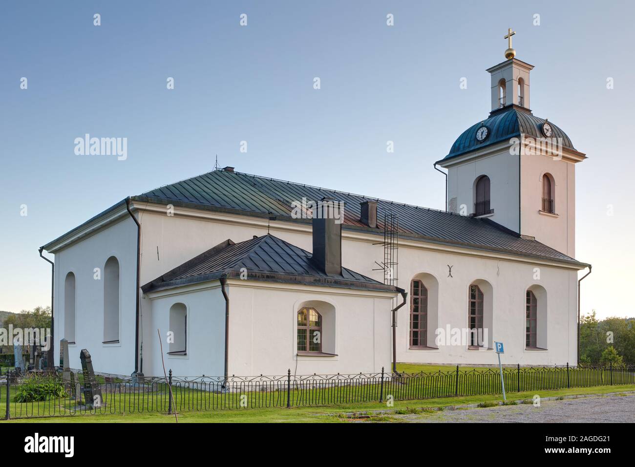 Indals Kyrka (Kirche Indal) in Schweden Stockfoto