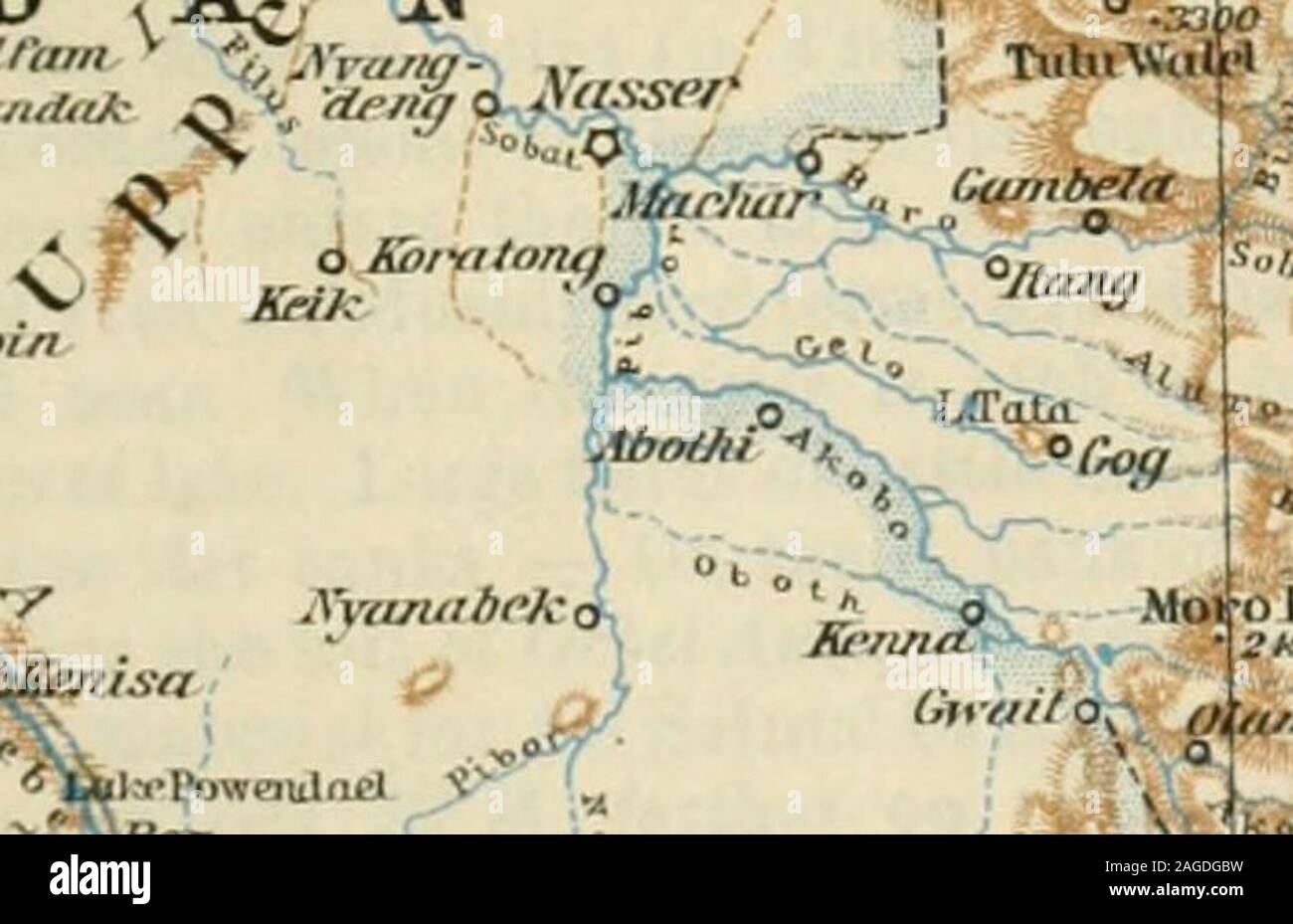 . Ägypten und die Sûdân; Handbuch für Reisende. Oder/l/abal ^> ich^^. ^ AX. ^4^ •. v "tt-V,, - ≪ko, c t afbngoiSaqmSi. BELGI^ Nicht^. tt, f,!/r o/;^< V* j/SiJ ^d l: 10.000 X) 00 spät JudoK/y/≪^ ≪^^^ P D/</UI-ao? ajffflf CKaS^^-. rc.iwyk. // F // // i/. hi Mettes Kn^ Iisg. Meilen KilomPlrcs südlichen Sl) DAN. 34. Route. 433 tlie Weißen Nil, whicli verspricht Oue der feinsten cottou-growiug Bezirke. - 230 M. Hillet Abbas. Die Eisenbahn jetzt crossesthe Weißen Nil durch eine bemerkenswerte Eiserne Brücke von sieben Spannweiten (1910), mit einem zentralen Swing-span, 82 Meter breit, für die Durchfahrt der Boote. 236 M. Kosti (s Stockfoto