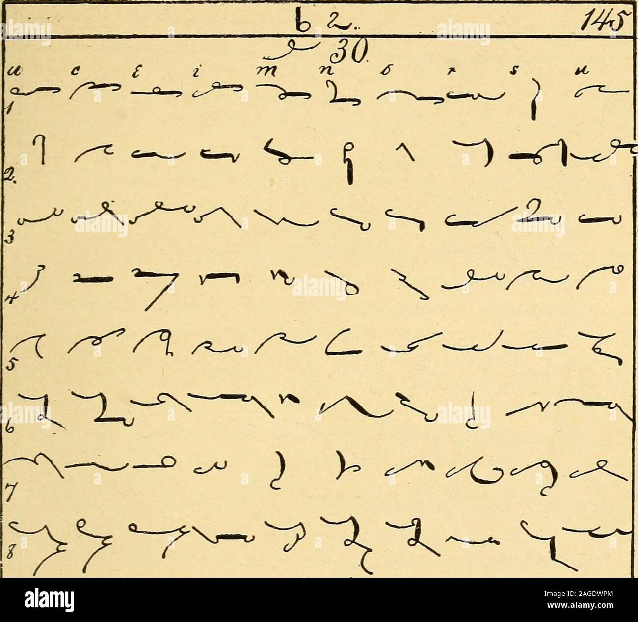 . Business Kurzschrift;. Ific Express, N. S. Ex. Co.; Pacific Express, Pac. Ex. Co.11. United States Express, US Ex. Co: Wells Fargo & Gos Express, Dom. Ex. Co., südlichen Express, Sn Ex. Co.; Great Northern Express, Gt N.EX. Co.; Western UnionTelegraph Unternehmen, Postal Telegraph Company. 12. A. T. U. S. F. Ry.. B.&O.R.R., B.&A.R.R., B.&M.R.R., Can. Pac. Ry,, Ches. & O. Ry., C.&A.R.R., C.&G. T. Ry., C&N-W. Ry., C.B.&Q. R. R. 13. C. M. & St. S. Ry., C.R.I.&S. Ry., D.L.&W.R.R., D. und H.R.R., D. und R. G.R.R., Erie R. R., G.N. Ry., I. C.R.R., L.S.&M. S. Ry., Stockfoto