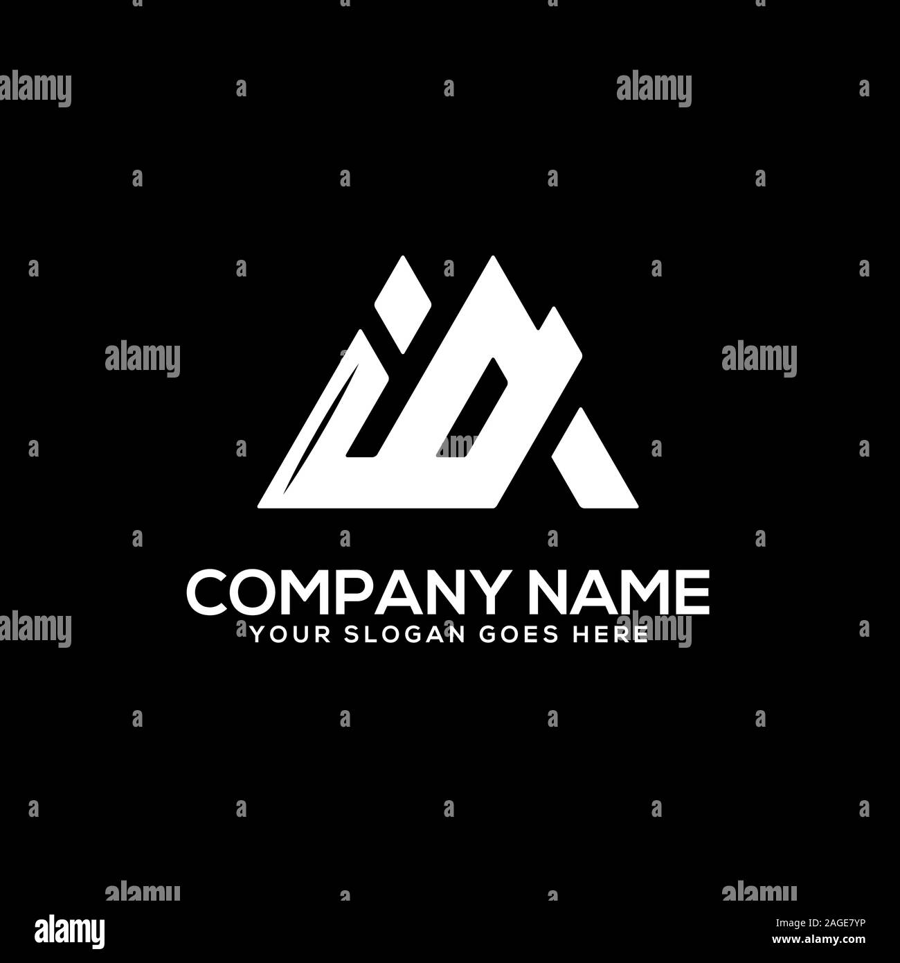 ID erste Logo inspiration, I- und D-logo Vektor, Sport, Finanzen, Firma logo Vorlage Stock Vektor