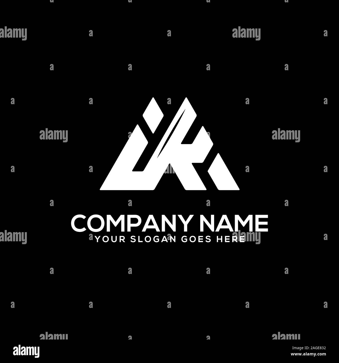 Ich K erste Logo inspiration, I und K-logo Vektor, Sport, Finanzen, Firma logo Vorlage Stock Vektor