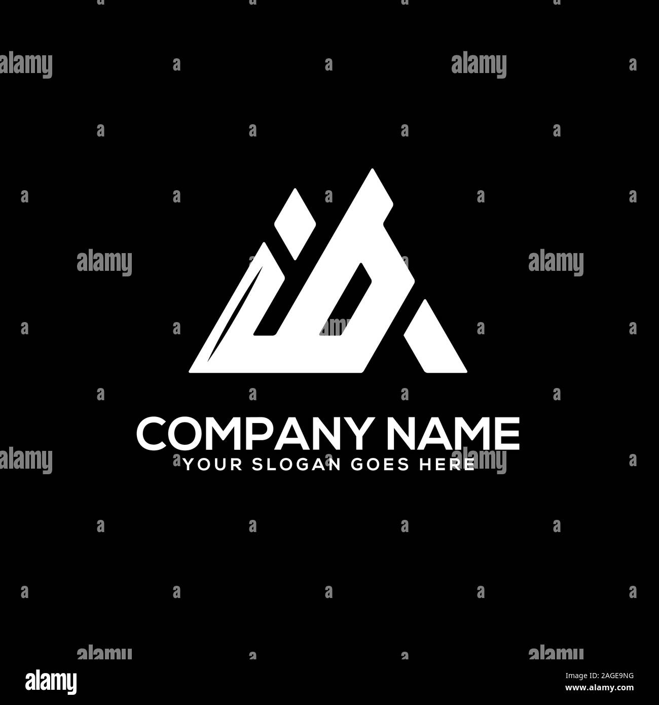 IB erste Logo inspiration, I und B logo Vektor, Sport, Finanzen, Firma logo Vorlage Stock Vektor