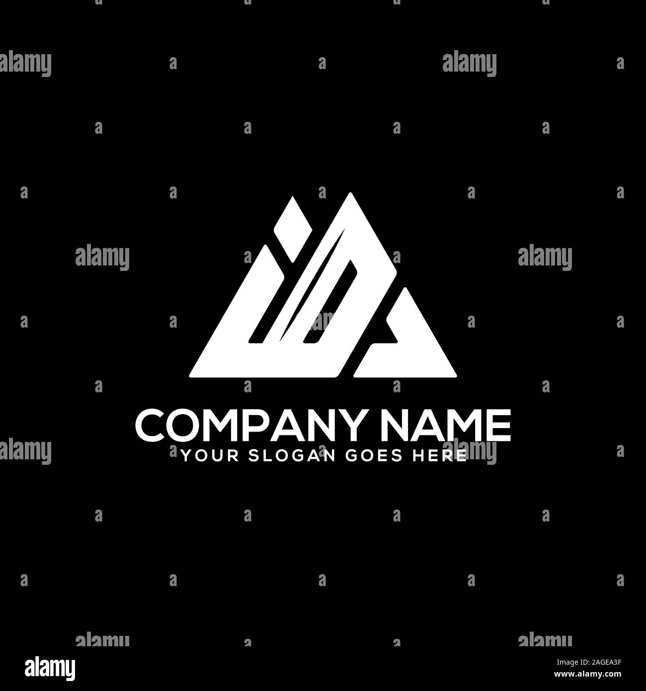 ID erste Logo inspiration, I- und D-logo Vektor, Sport, Finanzen, Firma logo Vorlage Stock Vektor