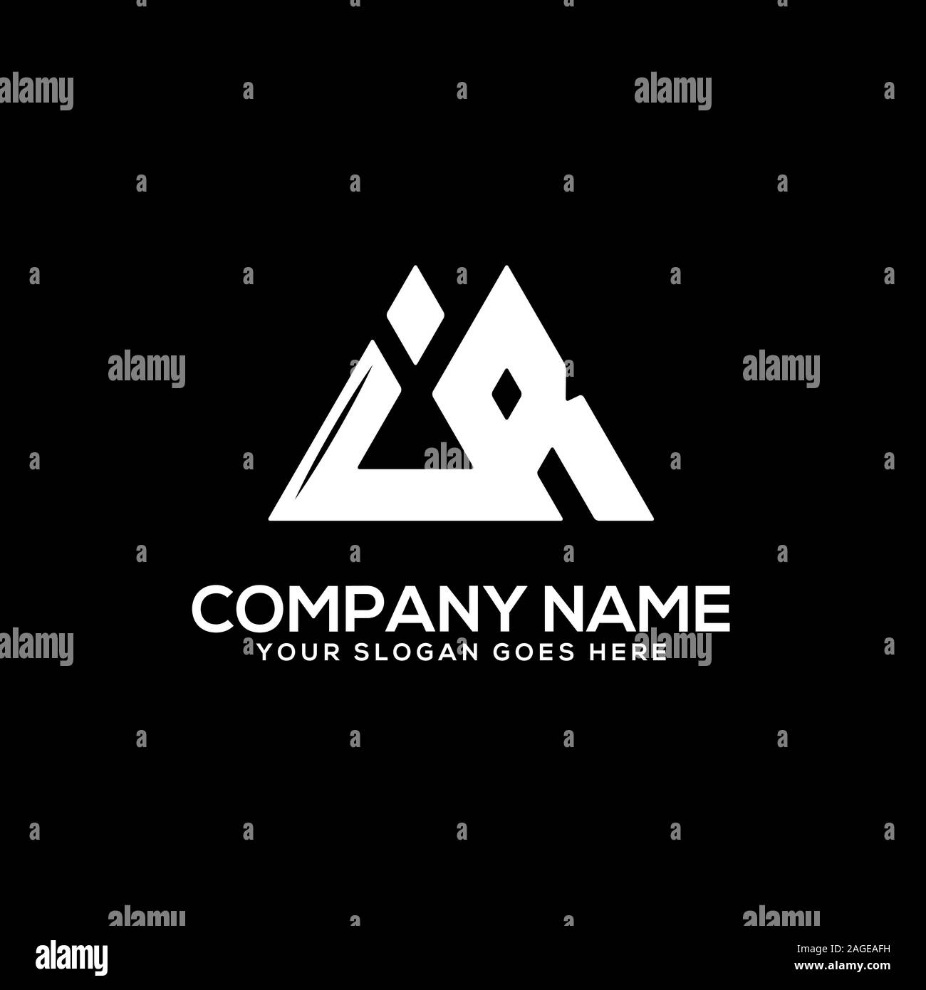 IR erste Logo inspiration, I und R logo Vektor, Sport, Finanzen, Firma logo Vorlage Stock Vektor