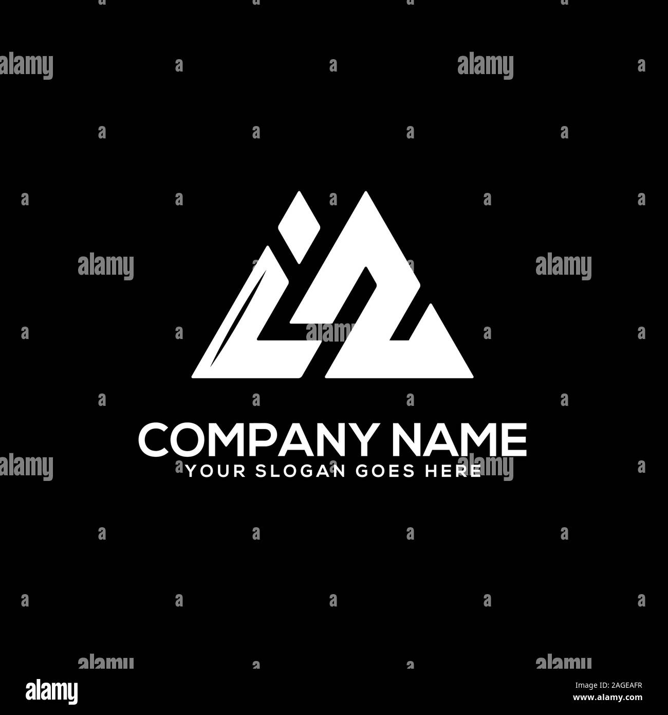 Ich Z erste Logo inspiration, I und Z logo Vektor, Sport, Finanzen, Firma logo Vorlage Stock Vektor