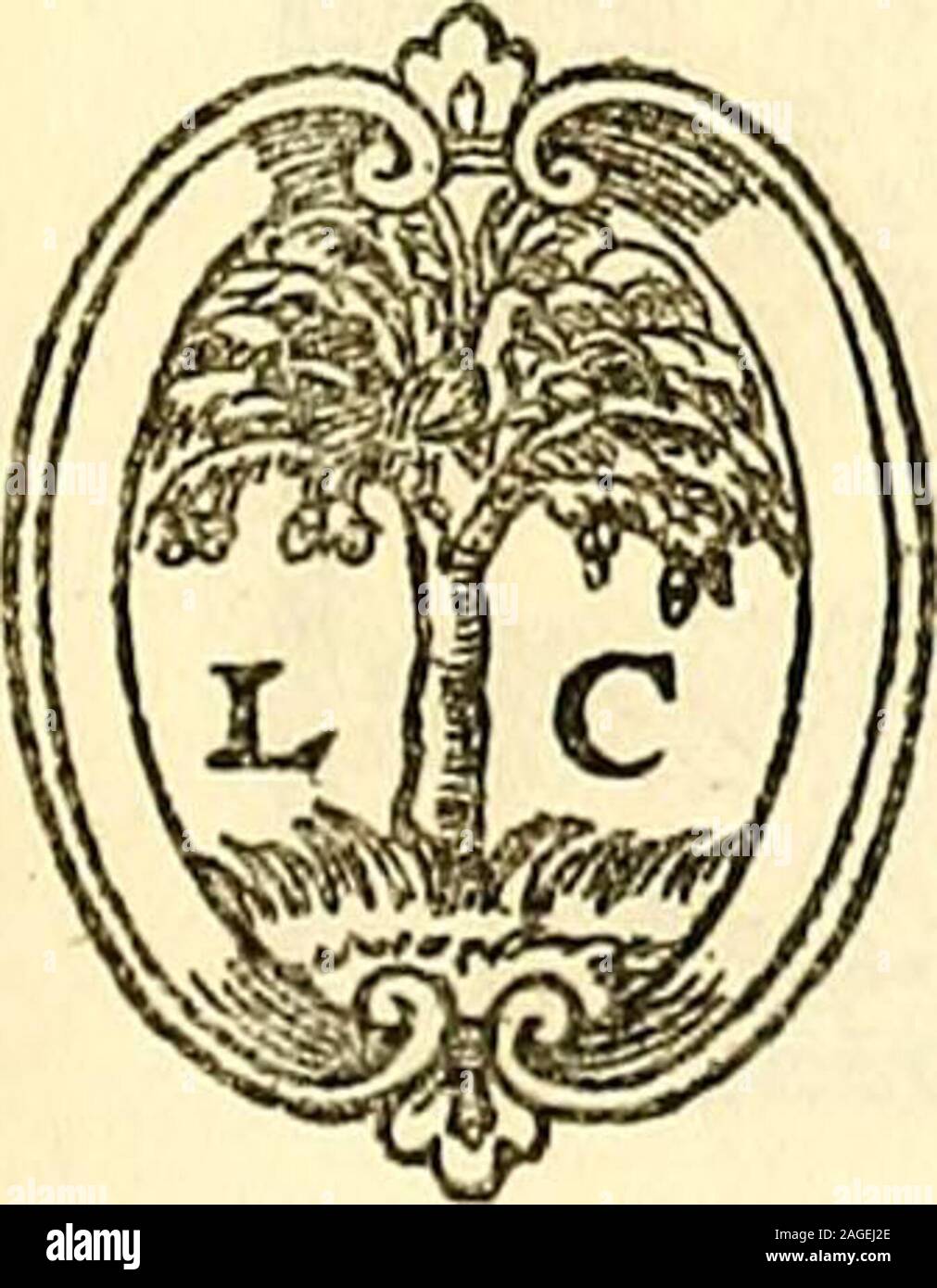 . Marques typographiques, ou, Recueil des Monogramme, Chiffren, enseignes, emblèmes, plant, rébus et fleurons de Libraires et qui ont exercé imprimeurs en France depuis l'Einführung de l'Imprimerie en 1470 jusqu'à la fin du siècle Seizieme: à ces Marques sind jointes et Celles des libraires imprimeurs qui Pendant la même période ont publié, Hors de France, des Livres en langue française. 765 766. Stockfoto