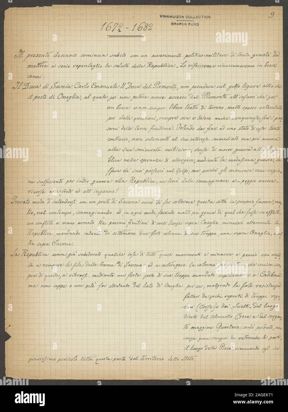 Italien Italienische Soldaten. Genua. 800-1849; Italien Italienische Soldaten. Genua. 800-1849 Stockfoto