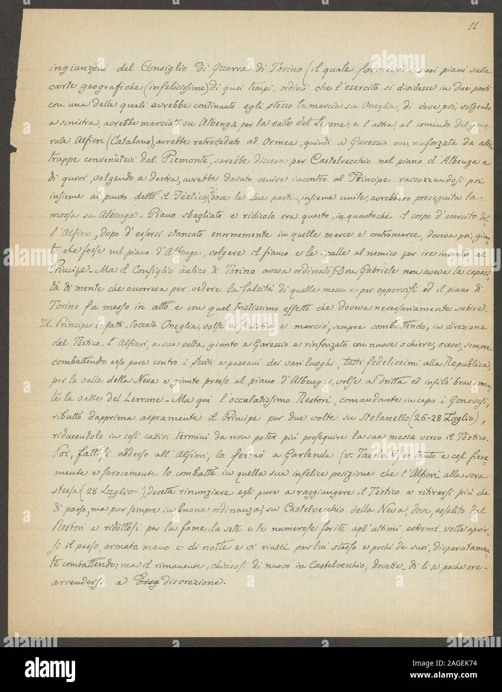 Italien Italienische Soldaten. Genua. 800-1849; Italien Italienische Soldaten. Genua. 800-1849 Stockfoto