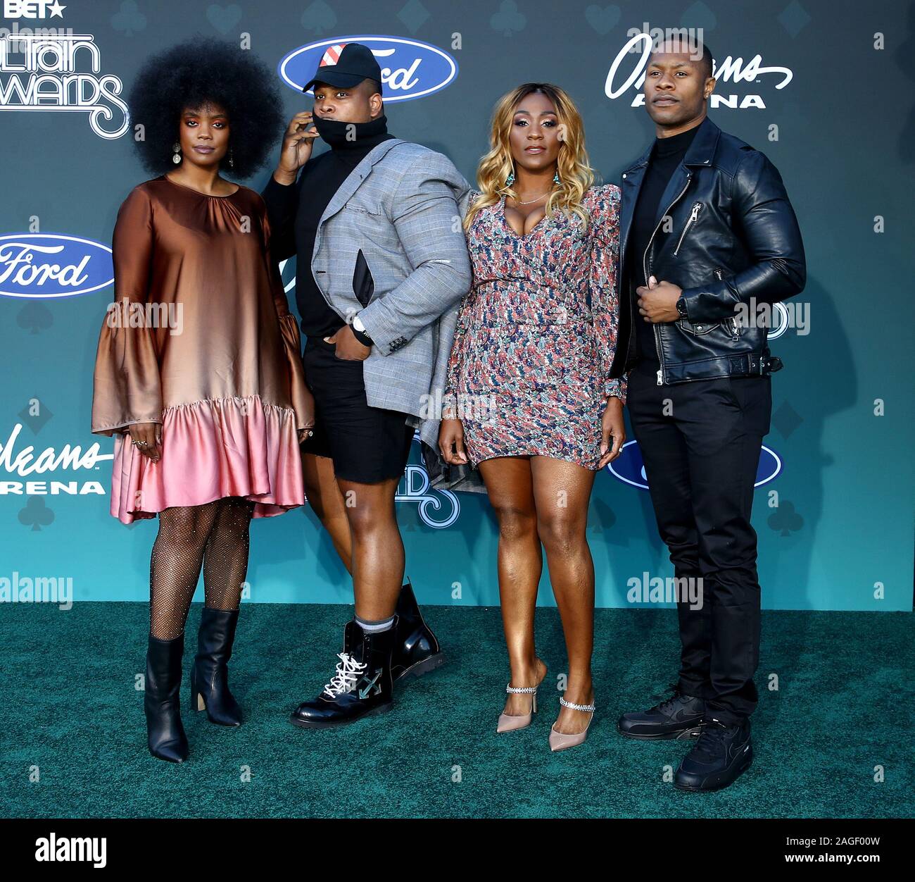 2019 Soul Train Awards Ankünfte in der Orleans Arena in Las Vegas, NV bietet: Novi Brown, Brian Jordan, Mignon Von, Chido Nwokocha Wo: Las Vegas, Nevada, United States Wenn: 18 Nov 2019 Credit: Judy Eddy/WENN.com Stockfoto