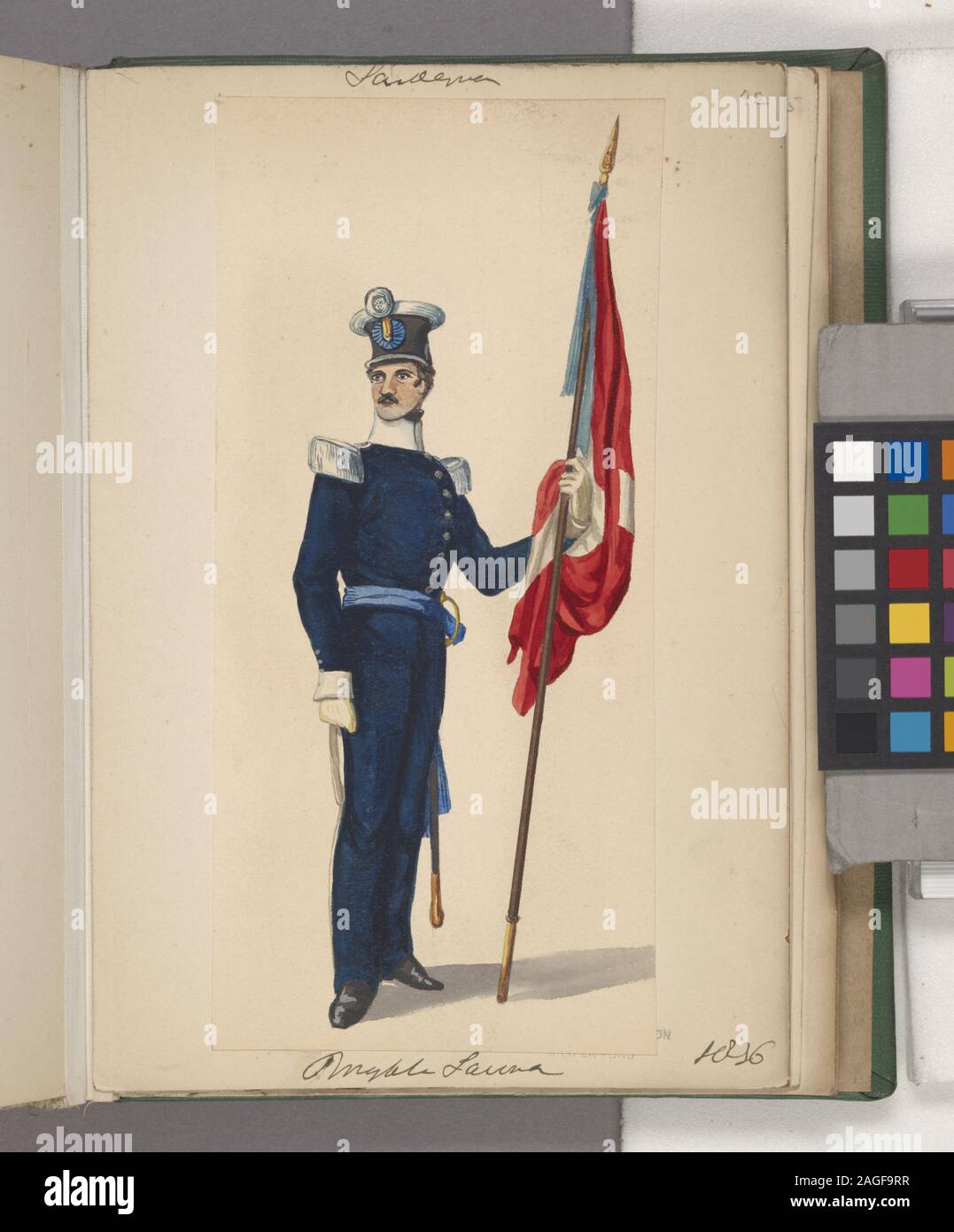 Italien Italienische Soldaten. Sardinien, 1833-1838; Italien Italienische Soldaten. Sardinien, 1833-1838 Stockfoto