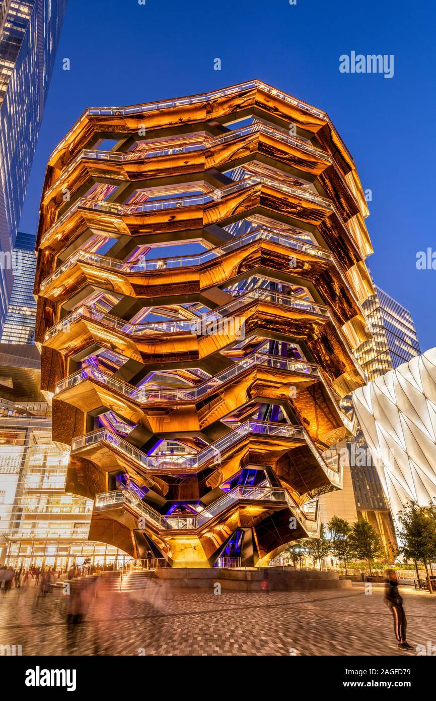 Das Schiff, Hudson Yards Sanierung, Manhattan, New York, USA Stockfoto