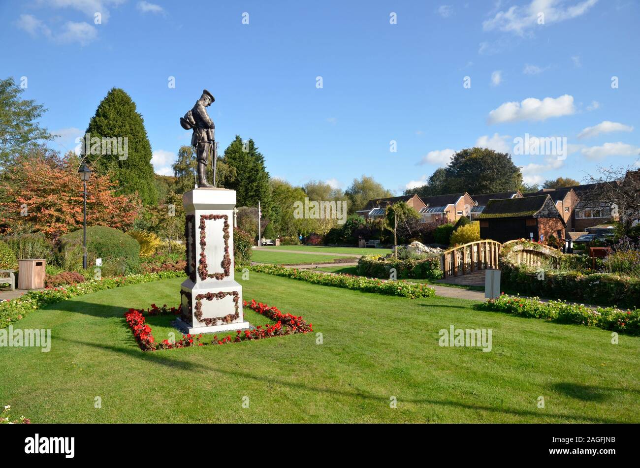 Das Kriegerdenkmal in Amersham Altstadt, Buckinghamshire Stockfoto