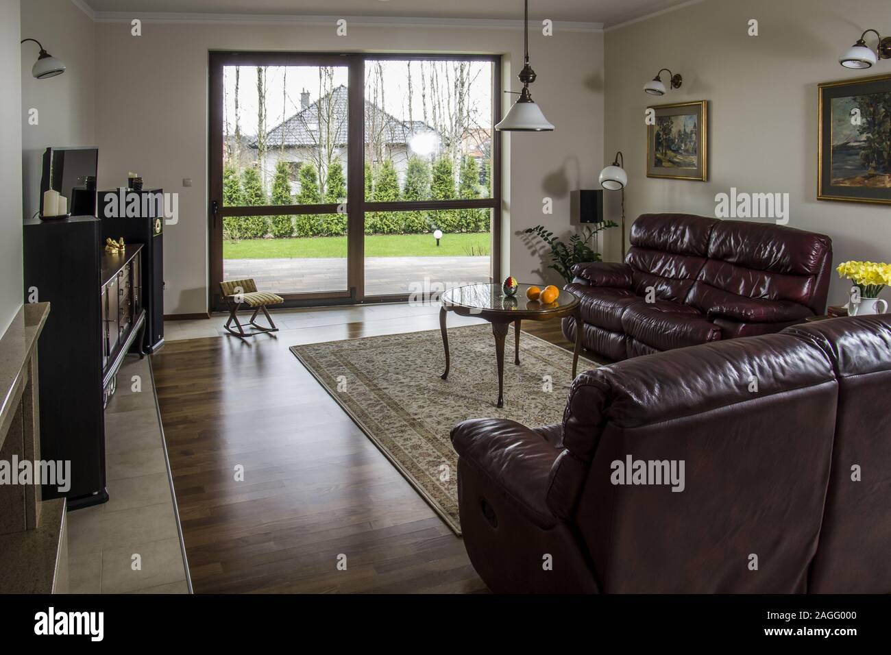 Modernes Interieur im traditionellen Stil Stockfoto