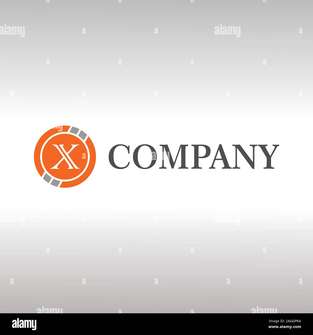 Buchstabe X Alphabetische Logo Design Vorlage, Crypto Währung Logo Konzept, Grau, Orange, "Ellipse", "Abgerundetes, Digitale Münze, virtuelles Geld, Ecurrency Stock Vektor