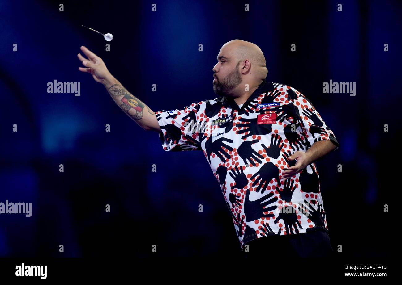 Kyle Anderson während seinem Match gegen Steve Beaton am Tag sieben der