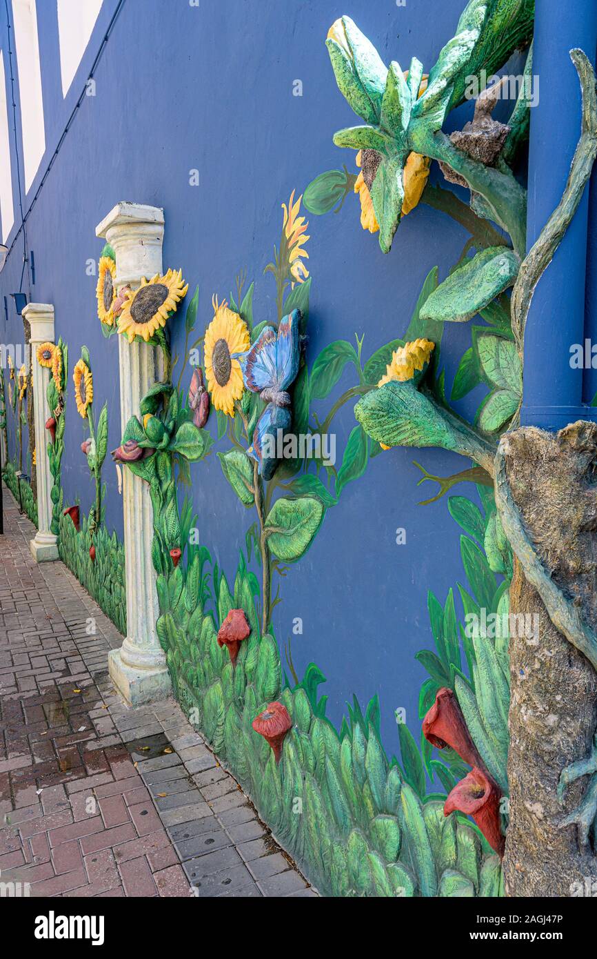 Blick auf Curacao island Stockfoto