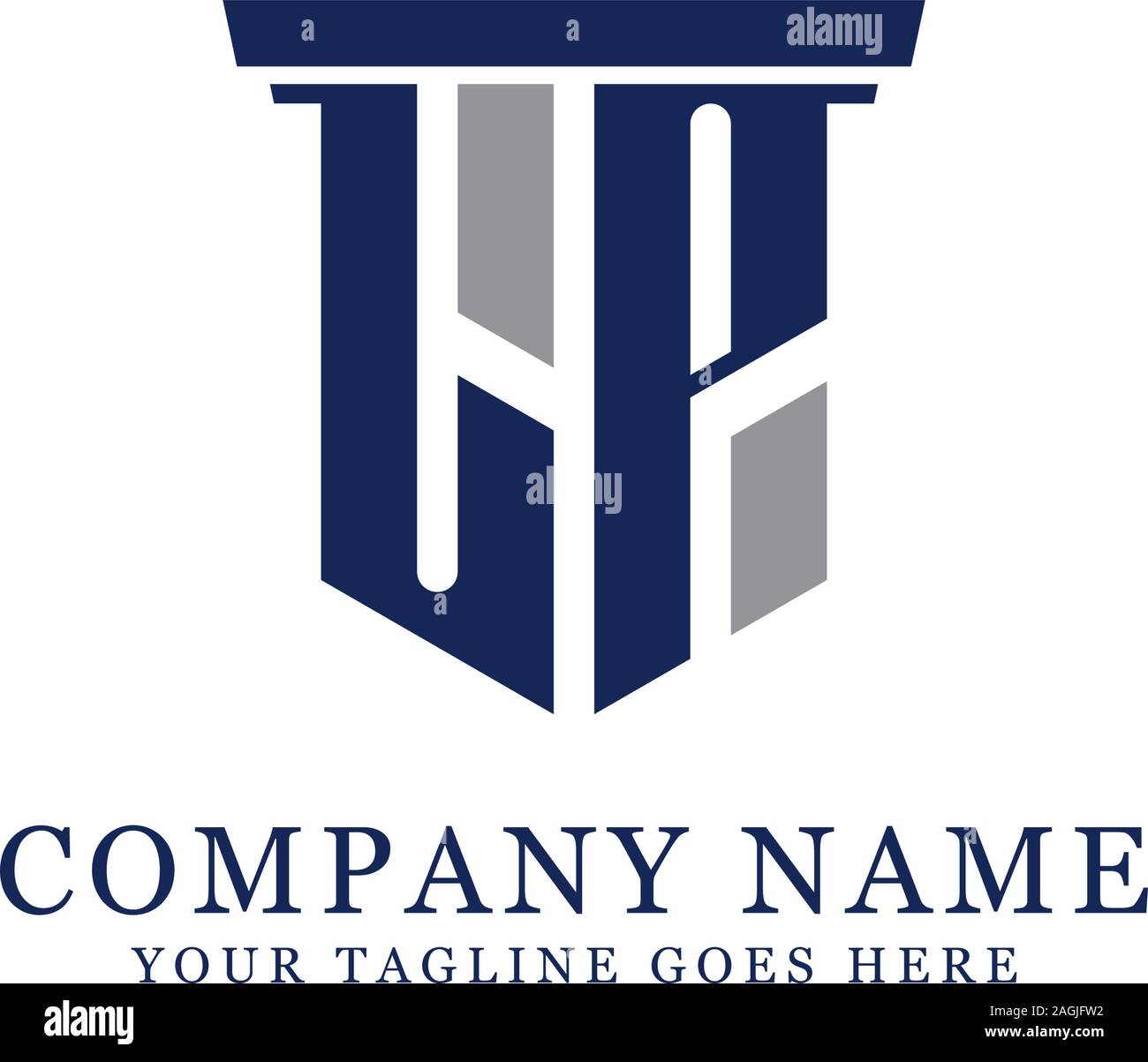 KP Schönheit logo Inspiration, Luxus, Logo Design, Logo Name Stock Vektor