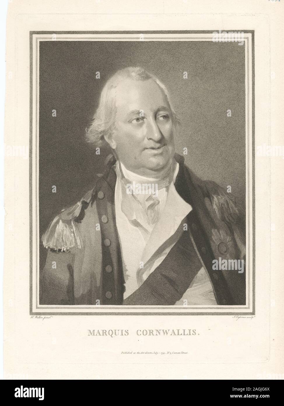 Enthält einige photomechanischen Reproduktionen. Druckgrafiker gehören Francesco Bartolozzi, Henry Bryan Halle und Alexander Heu Ritchie. Titel aus dem Kalender von Emmet Sammlung. EM7564 Verfasserangabe: J. Ogborne; Marquis Cornwallis Stockfoto