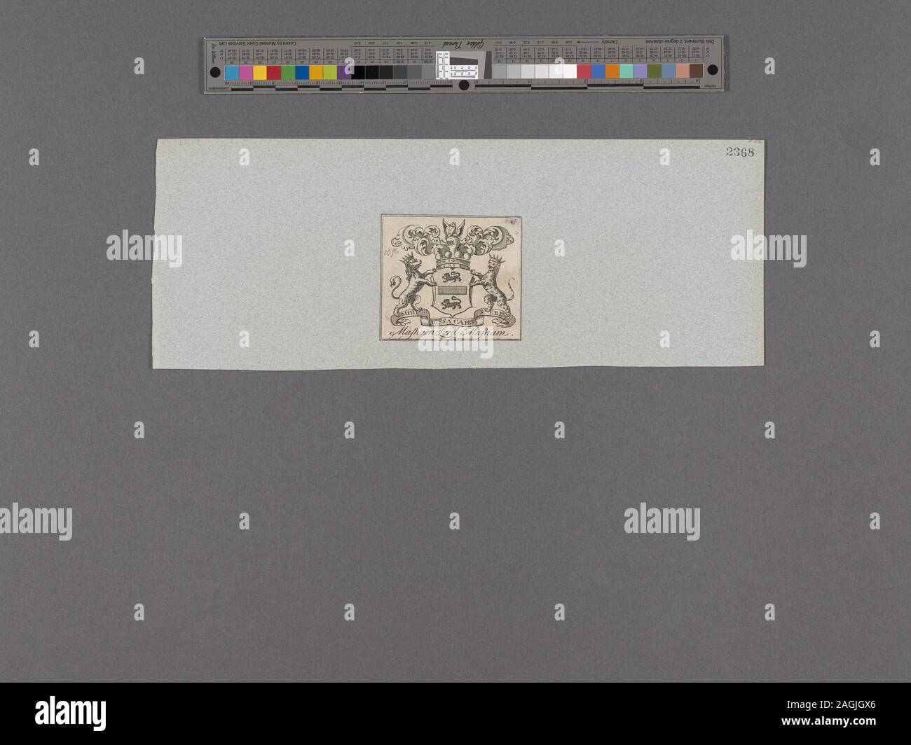 Die Digitalisierung wurde ermöglicht durch ein Geschenk der Polonsky Stiftung. Mit Wappen; Masham, Lady Abigail Stockfoto