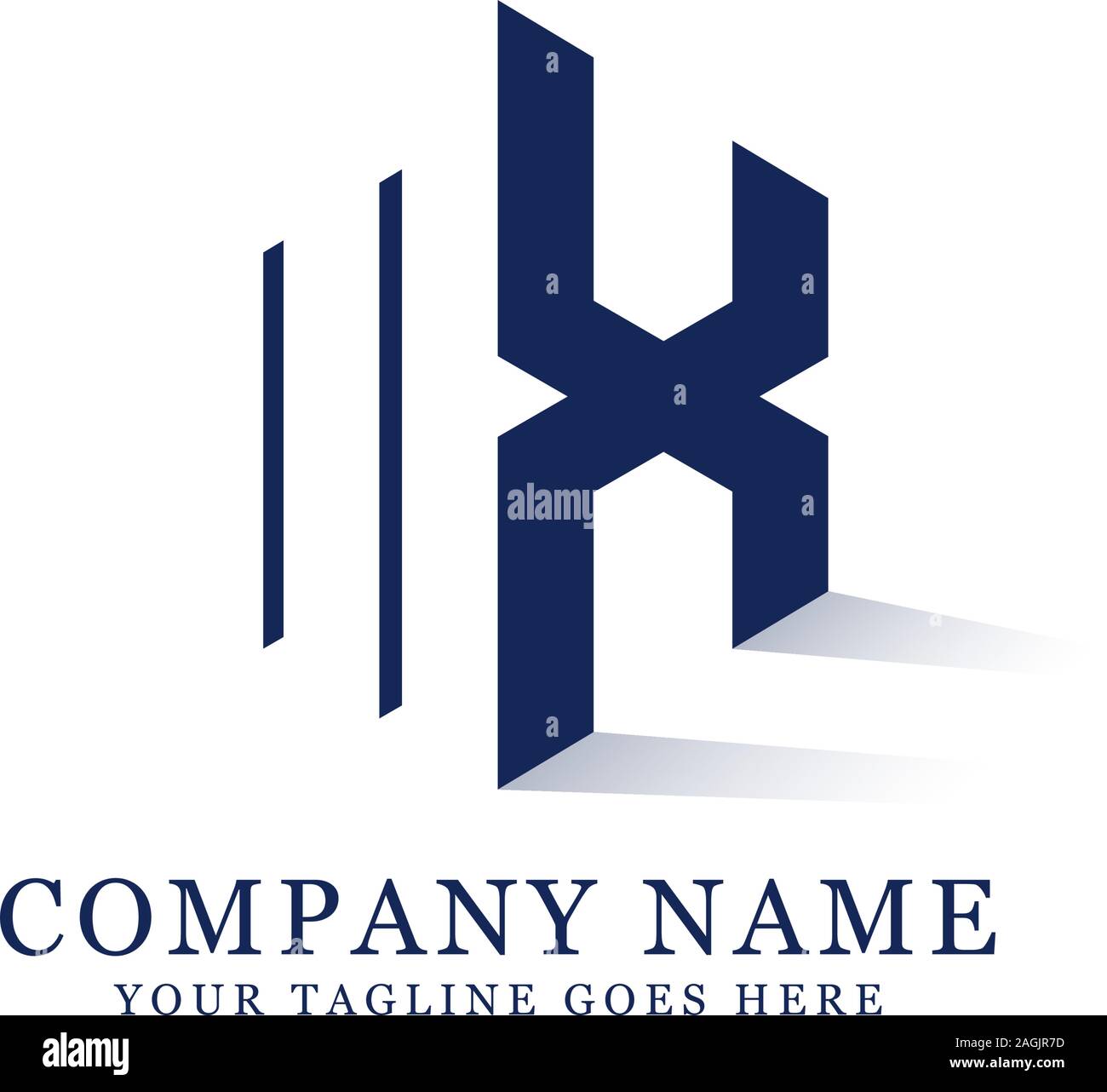 M ersten logo Inspiration, negativen Raum schreiben Logo Designs Stock Vektor
