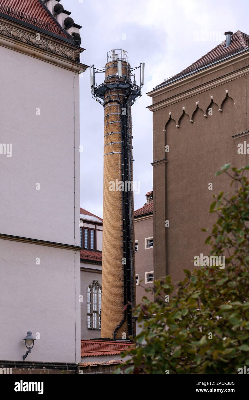 Gedenkstätte Bautzen zeigt die Bautzen II Gefängnis für politische Gefangene der Staatssicherheit (Stasi) in der DDR-Zeit bestimmt Stockfoto