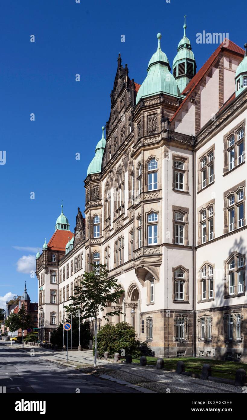 Amtsgericht, Arbeitsgericht und Sitz der Staatsanwaltschaft Bautzen Stockfoto