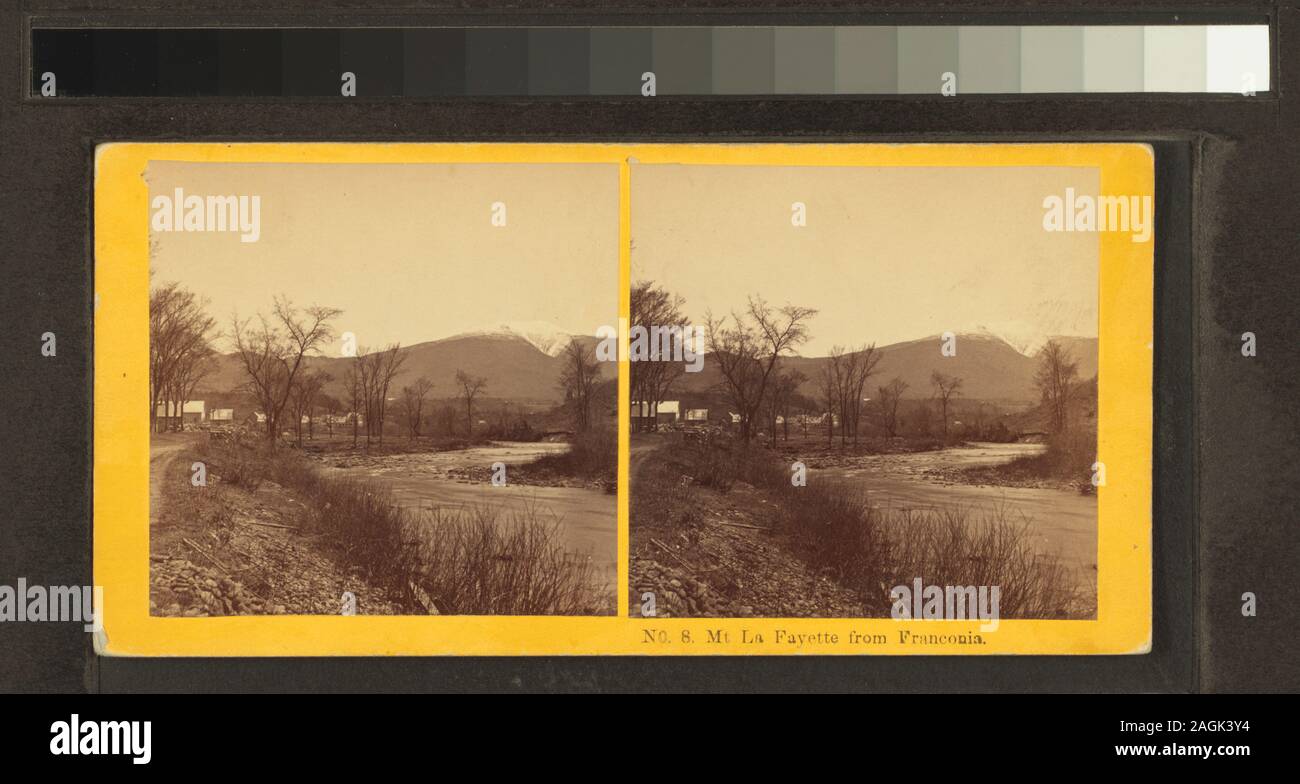 Mt La Fayette aus Franken von Kilburn Brüder und B.W. Kilburn.; Mt. La Fayette aus Franken. Stockfoto