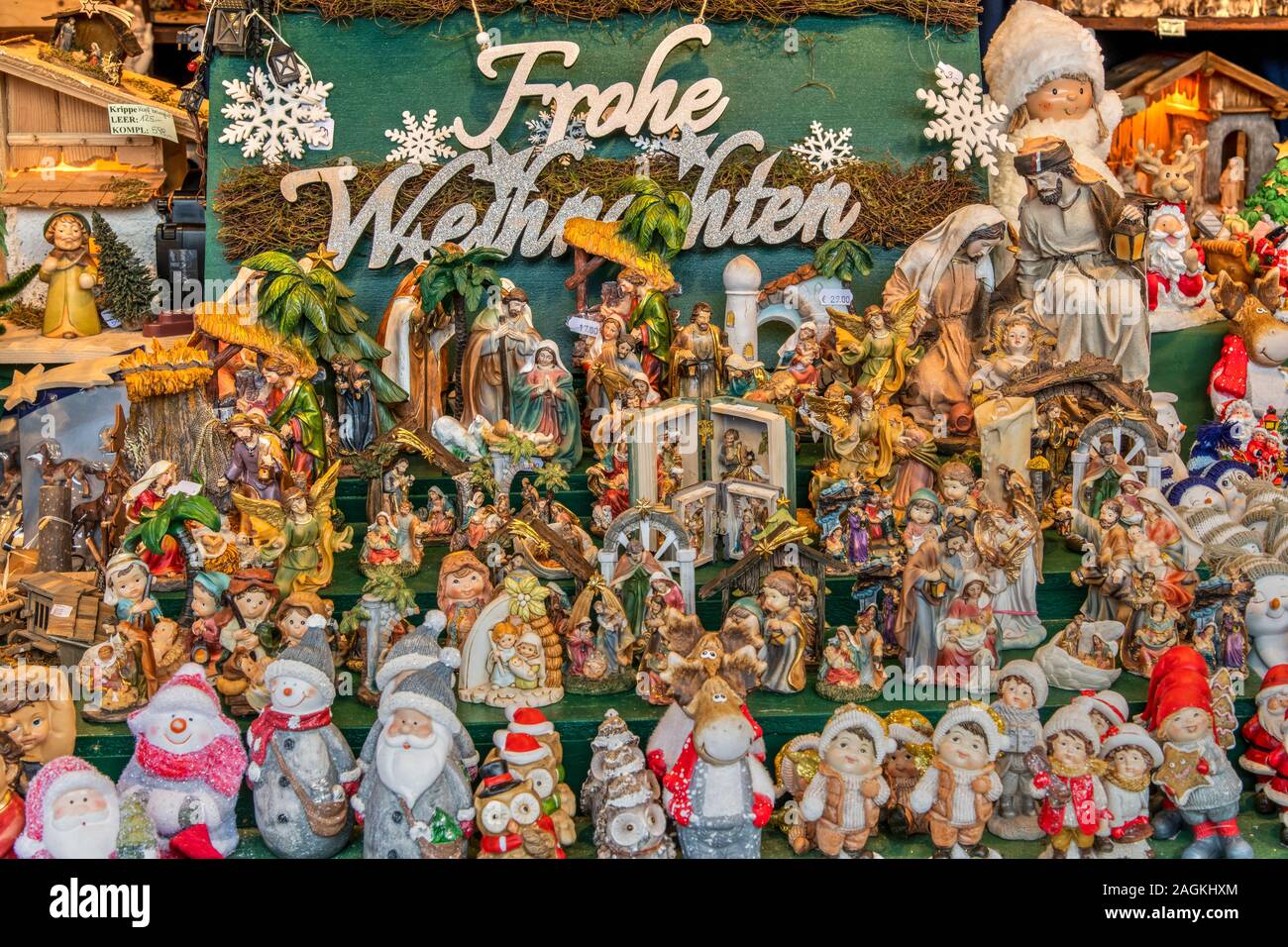 Rathaus Weihnachtsmarkt, Wien, Österreich Stockfoto