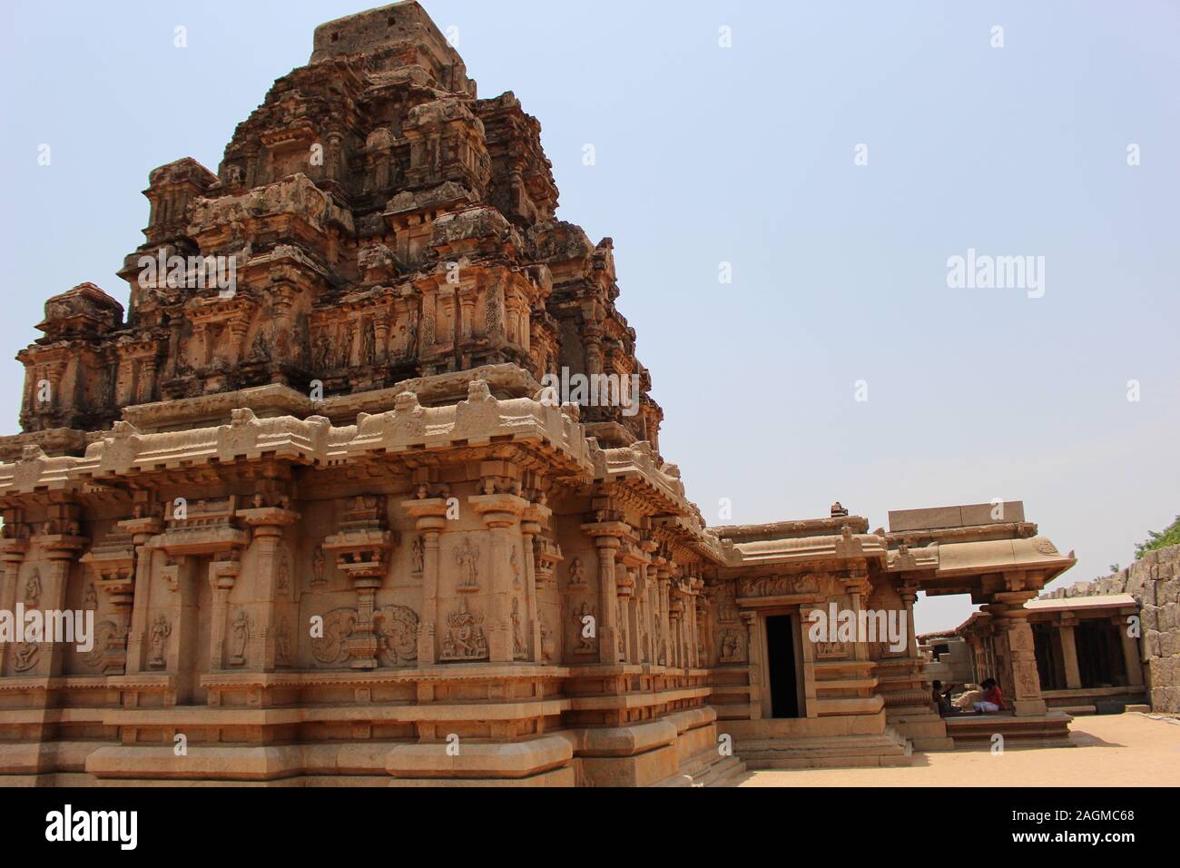 Hampi alten Indien 2019 Stockfoto