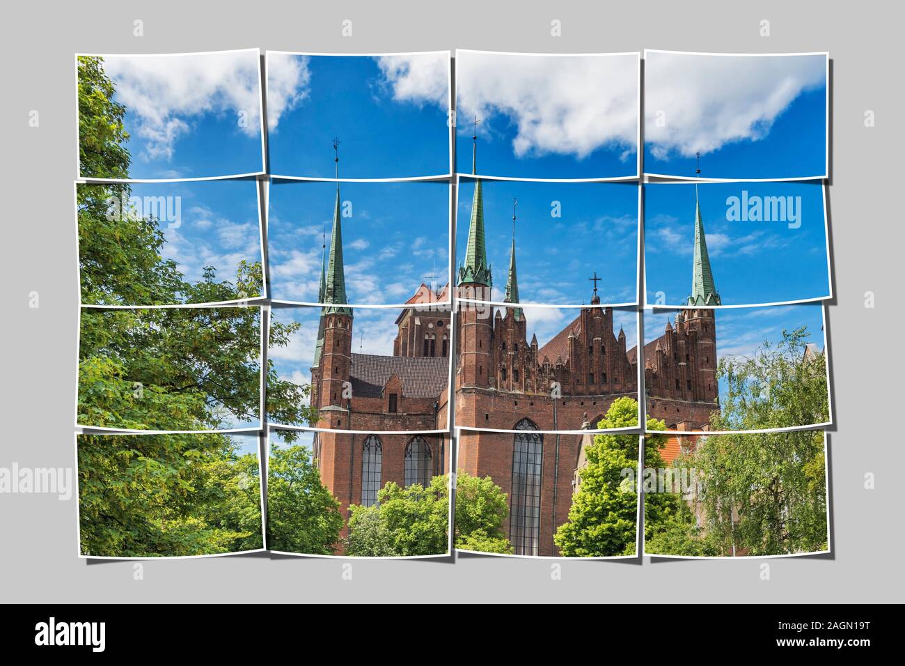 St. Marys Kirche Danzig ist eine der größten Kirchen der Welt, Danzig, Pommern, Polen, Europa Stockfoto