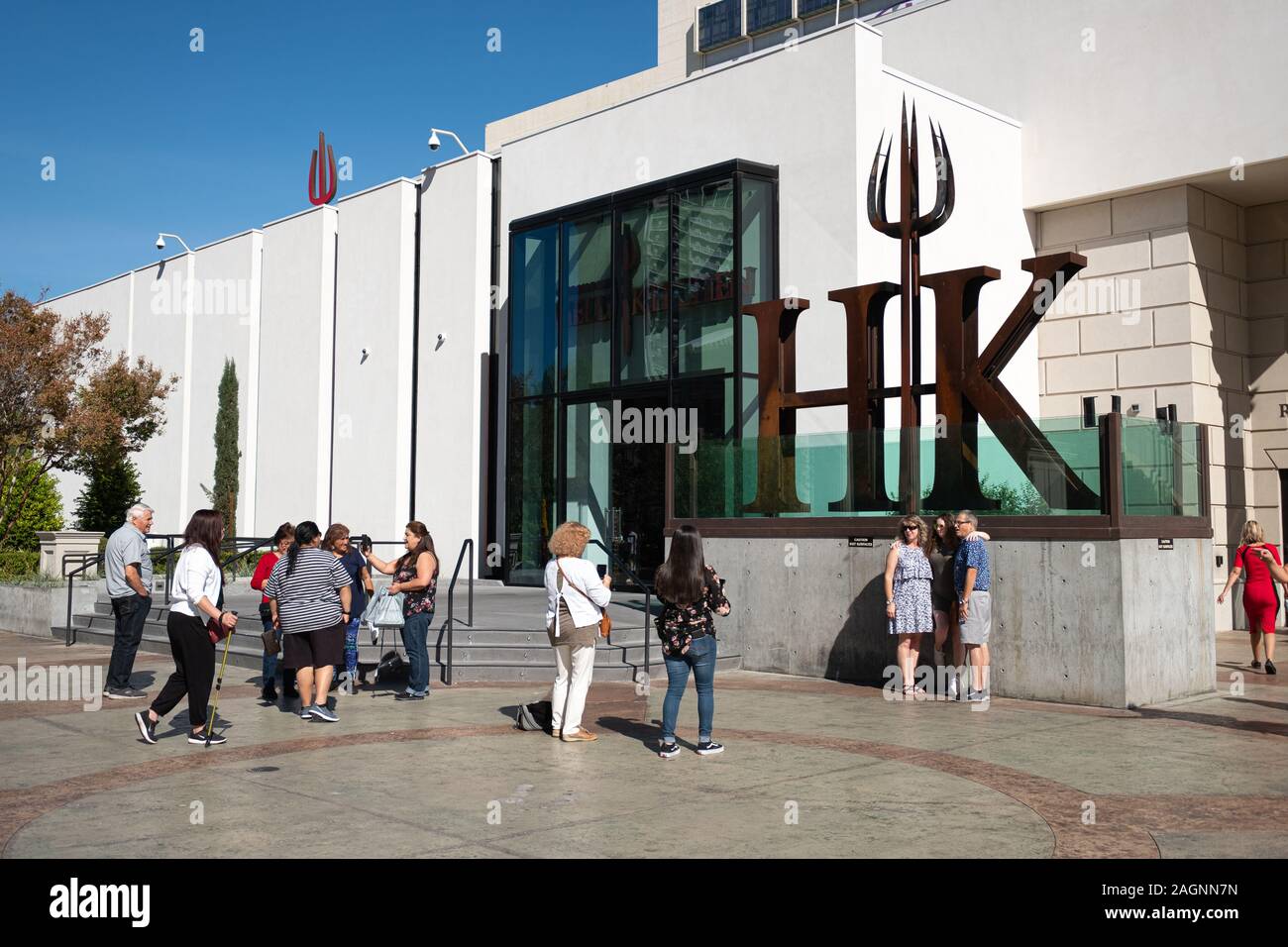 Masterchef Gordon Ramsay's Restaurant hell's Kitchen auf dem Las Vegas Strip, Las Vegas, Nevada, USA Stockfoto