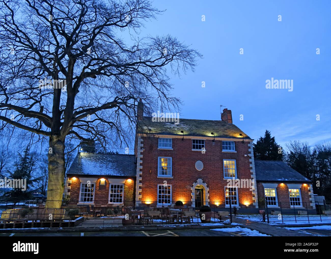The Partridge at Stretton, Country Pub, Stretton, Warrington, Cheshire, England, Großbritannien Stockfoto