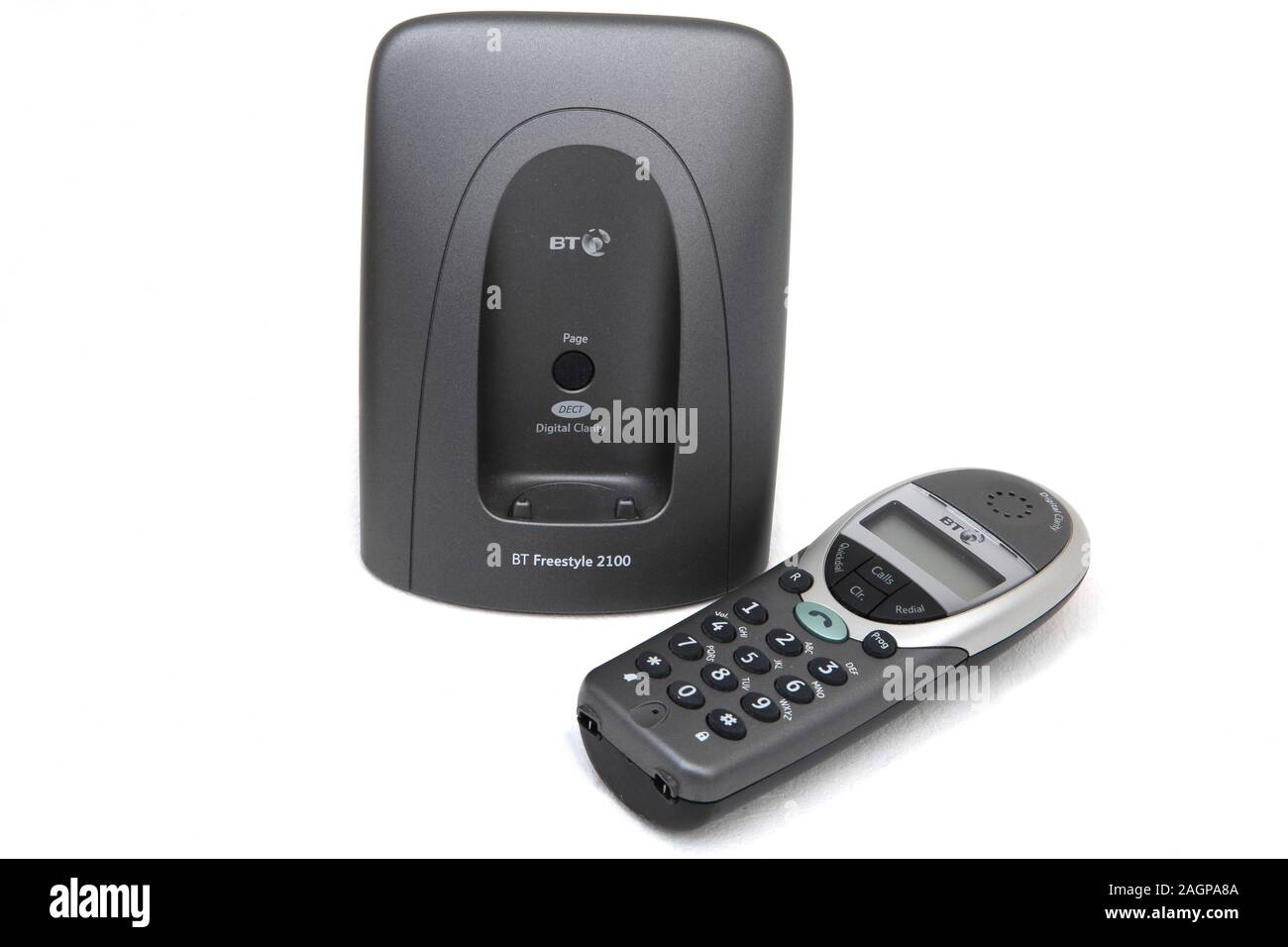 BT Freestyle 2100 Schnurloses Telefon Stockfoto