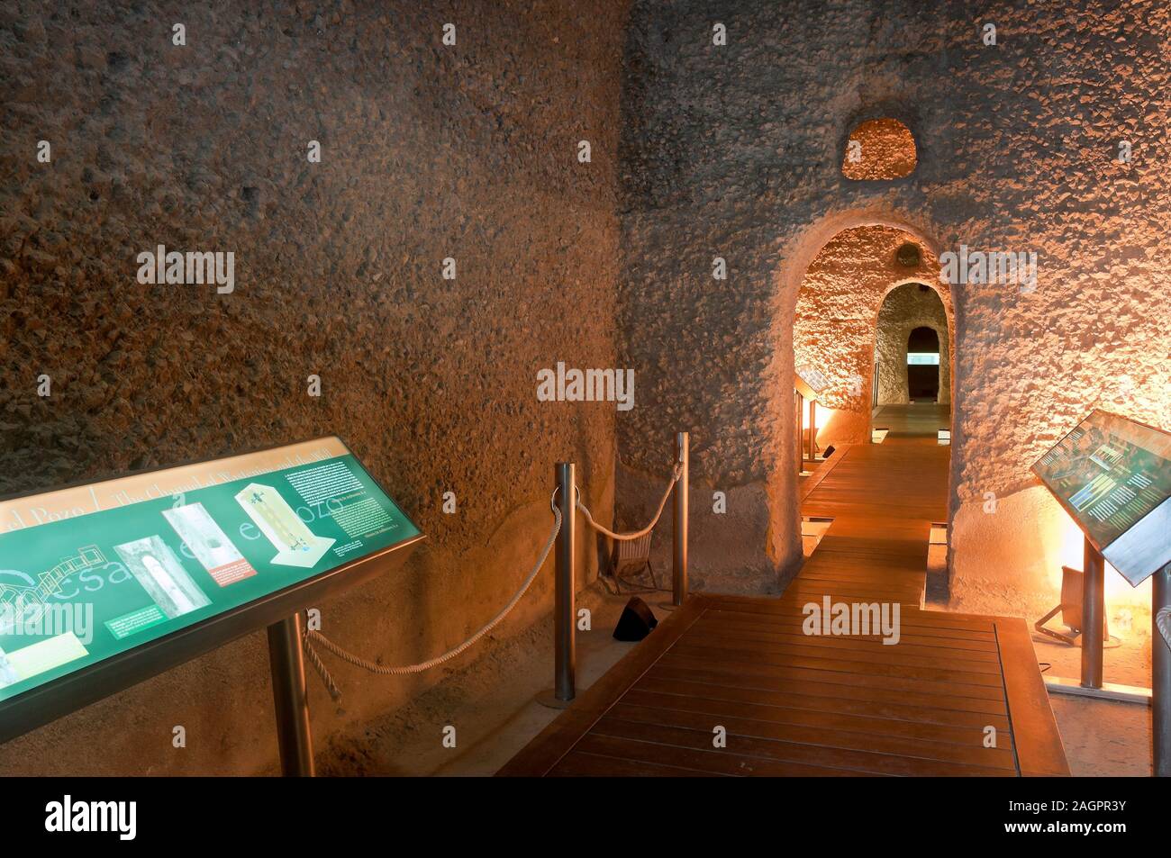 Römische Zisternen, ersten Jahrhundert N.CHR., Monturque, Provinz Córdoba, Andalusien, Spanien, Europa. Stockfoto