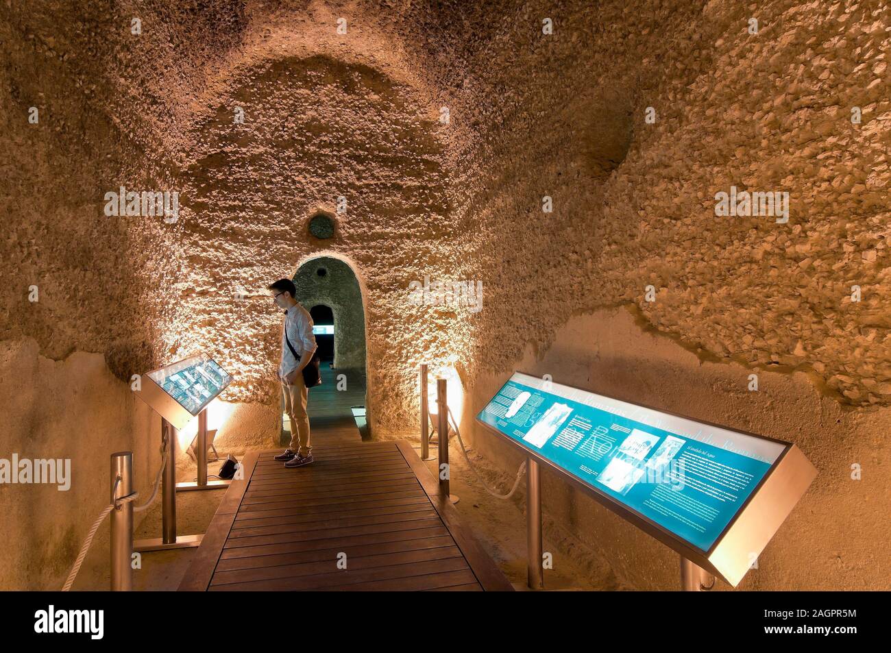 Römische Zisternen, ersten Jahrhundert N.CHR., Monturque, Provinz Córdoba, Andalusien, Spanien, Europa. Stockfoto