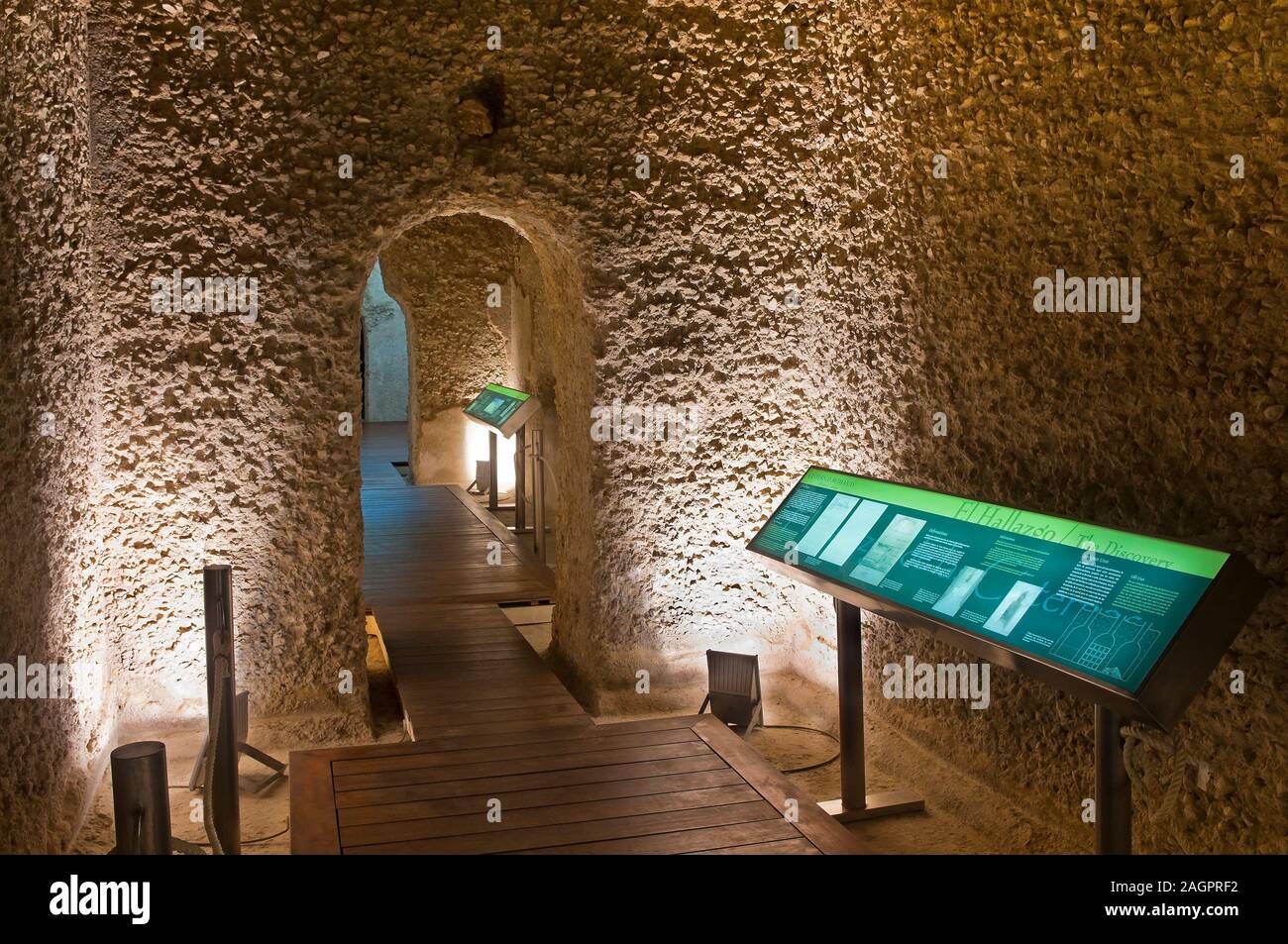 Römische Zisternen, ersten Jahrhundert N.CHR., Monturque, Provinz Córdoba, Andalusien, Spanien, Europa. Stockfoto