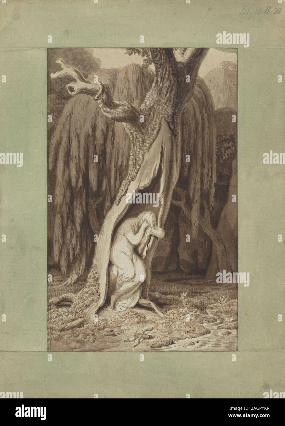 Dryaden. 'Idyllen'-Serie. Museum: Klassik Stiftung Weimar. Autor: Johann Heinrich Wilhelm Tischbein. Stockfoto